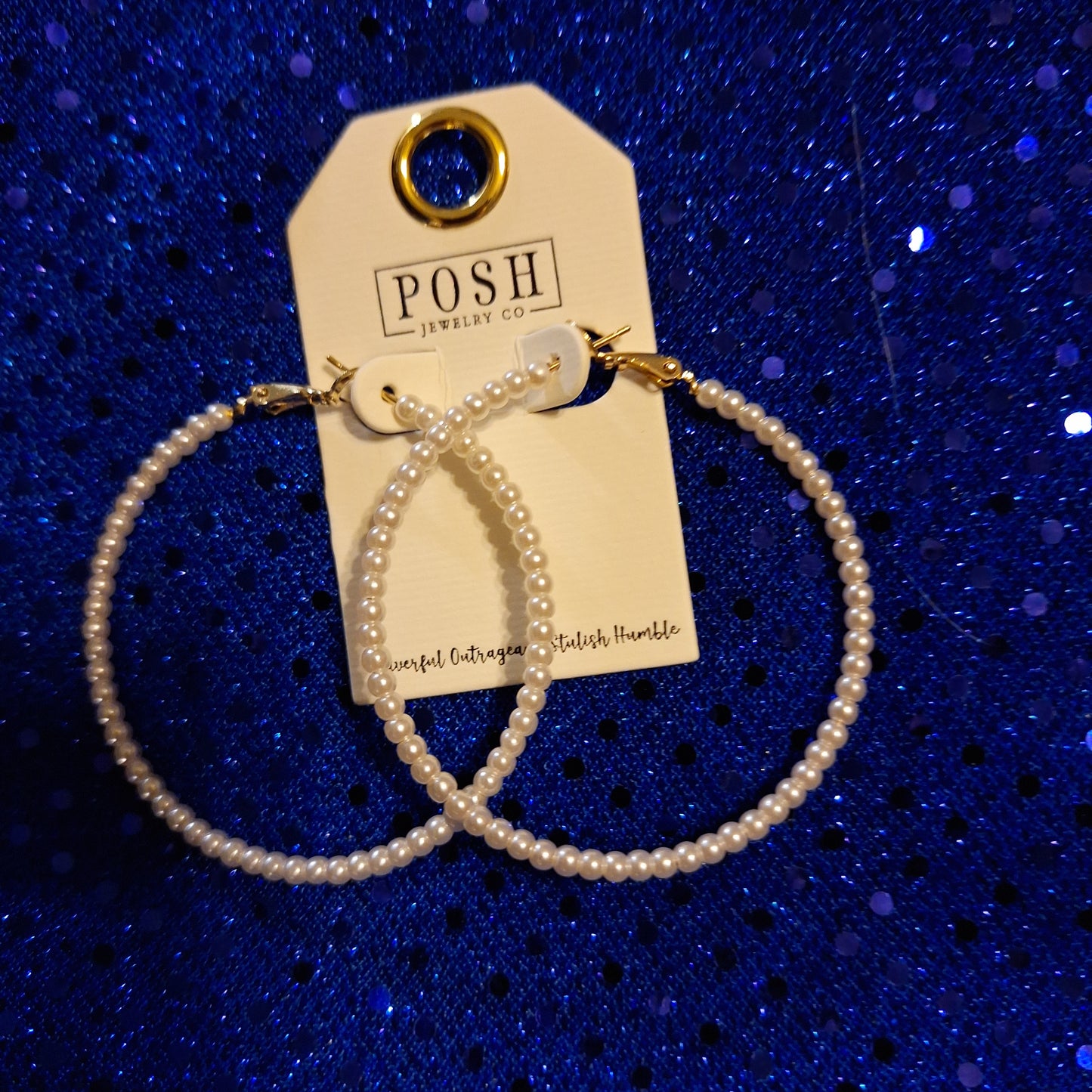 Pearl Hoops