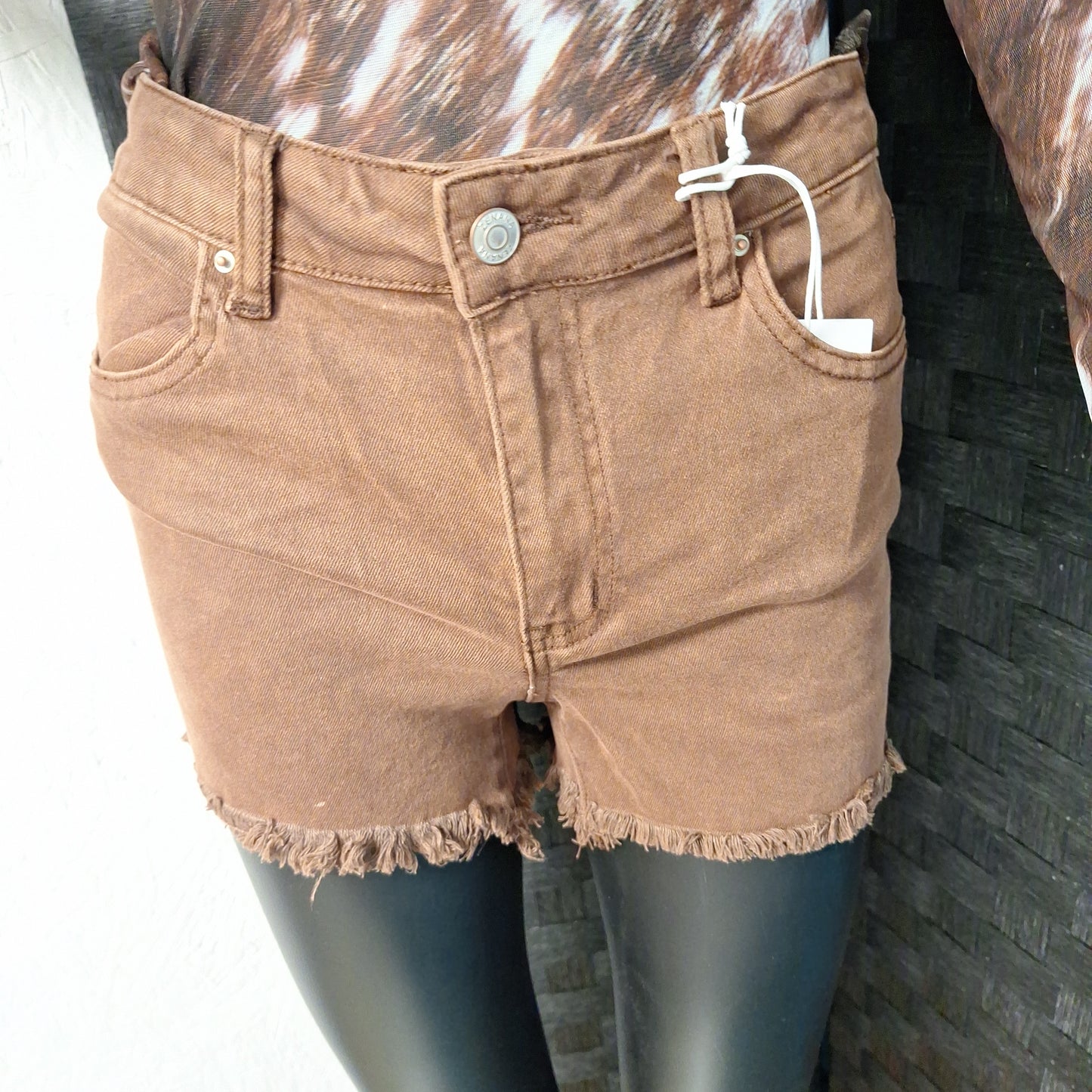 Mahogany Jean Shorts