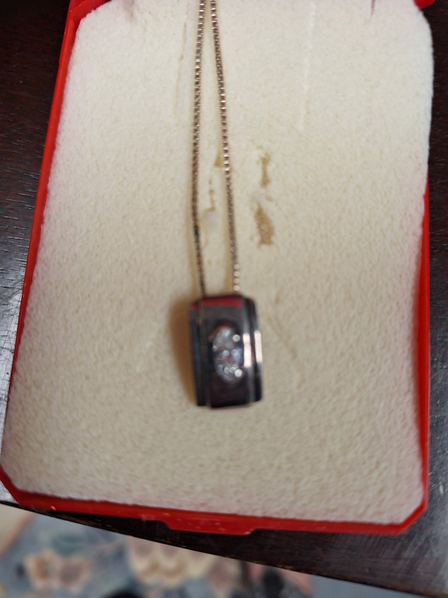 Sterling Silver with Cubic Zirconia