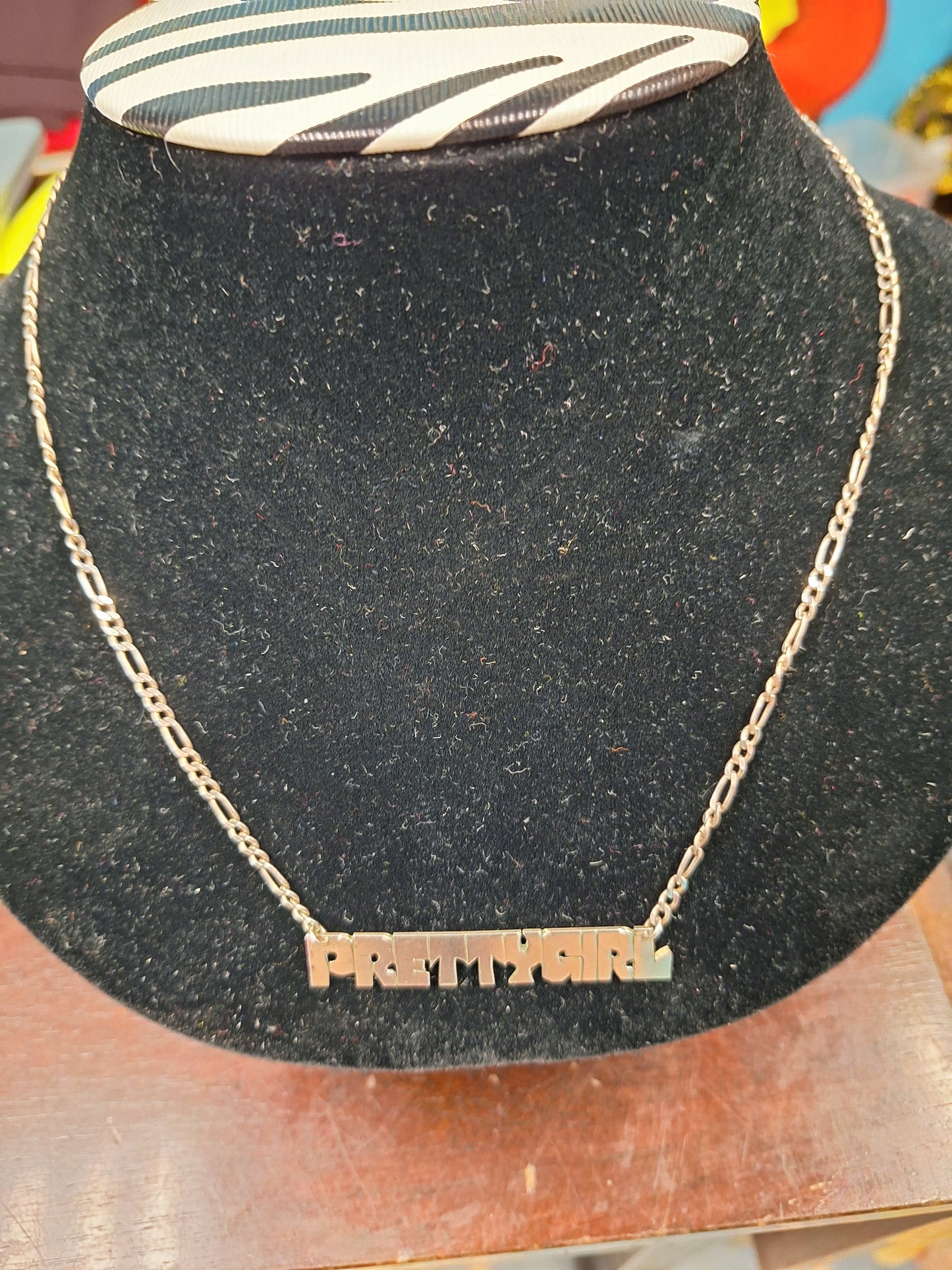 Sterling Silver Pretty Girl Necklace