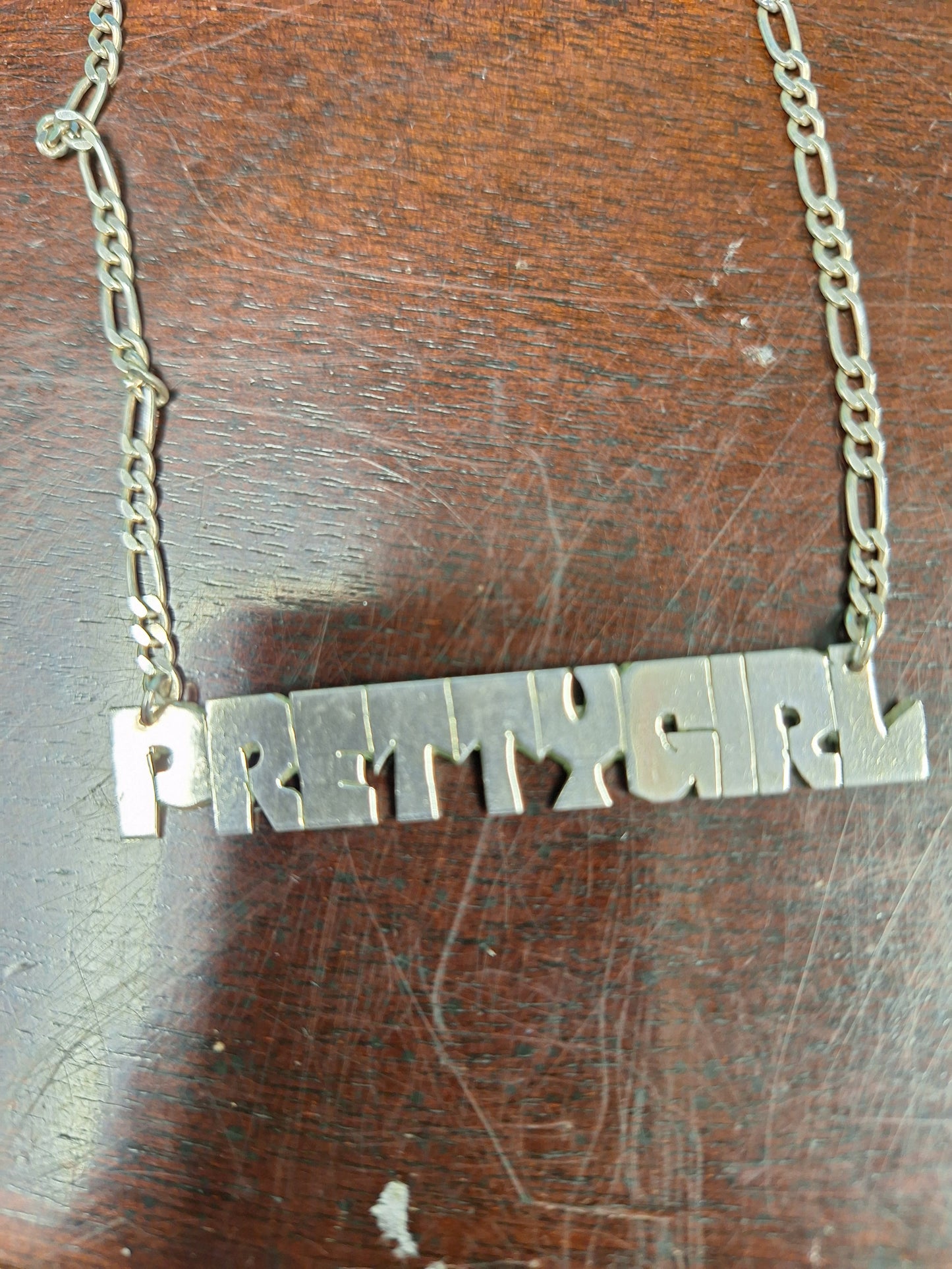 Sterling Silver Pretty Girl Necklace