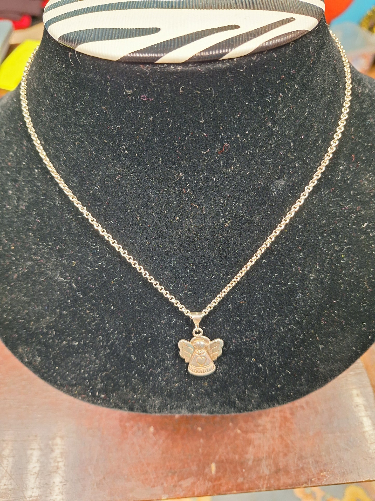 Sterling Silver Angel Necklace
