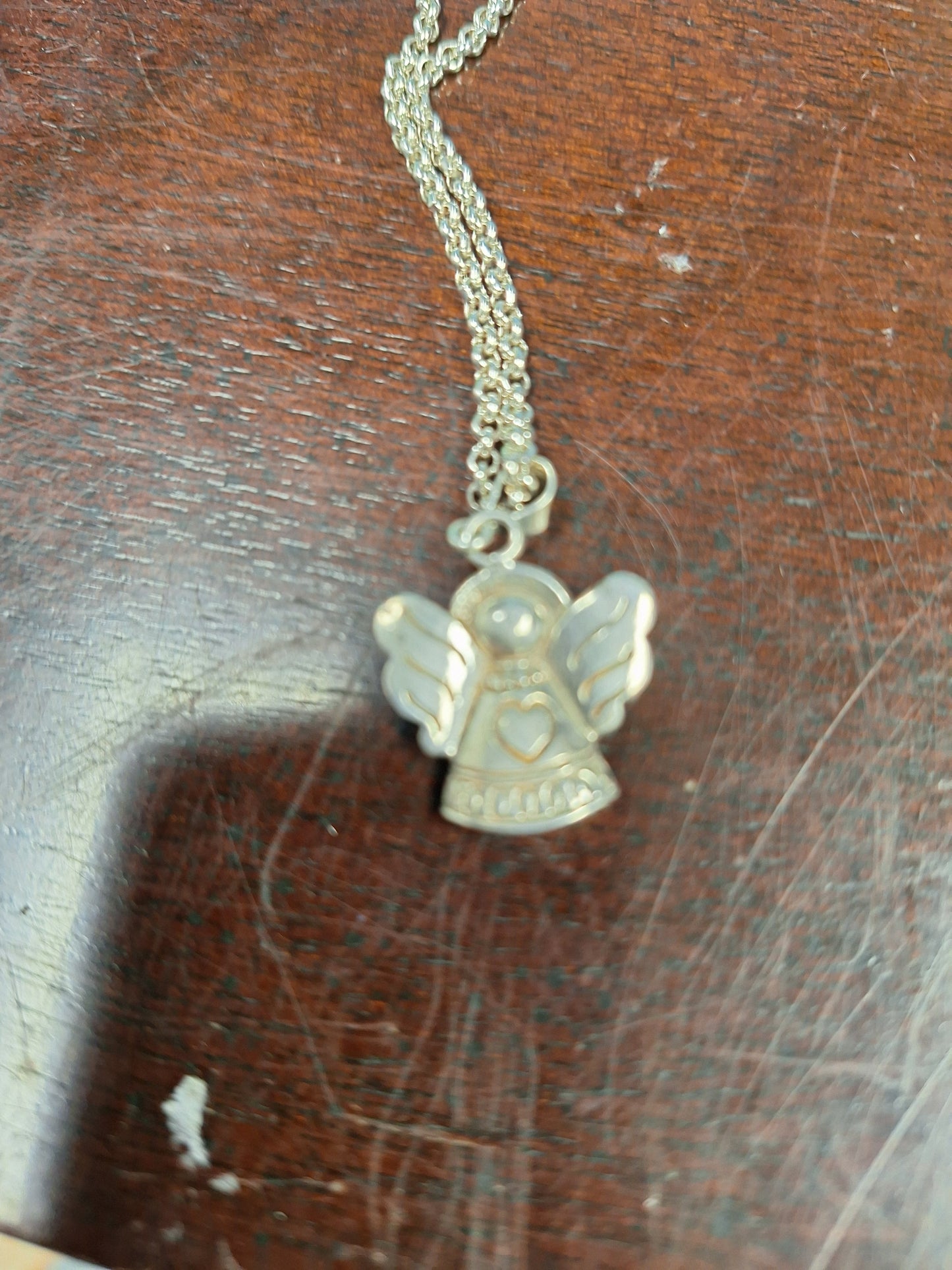 Sterling Silver Angel Necklace