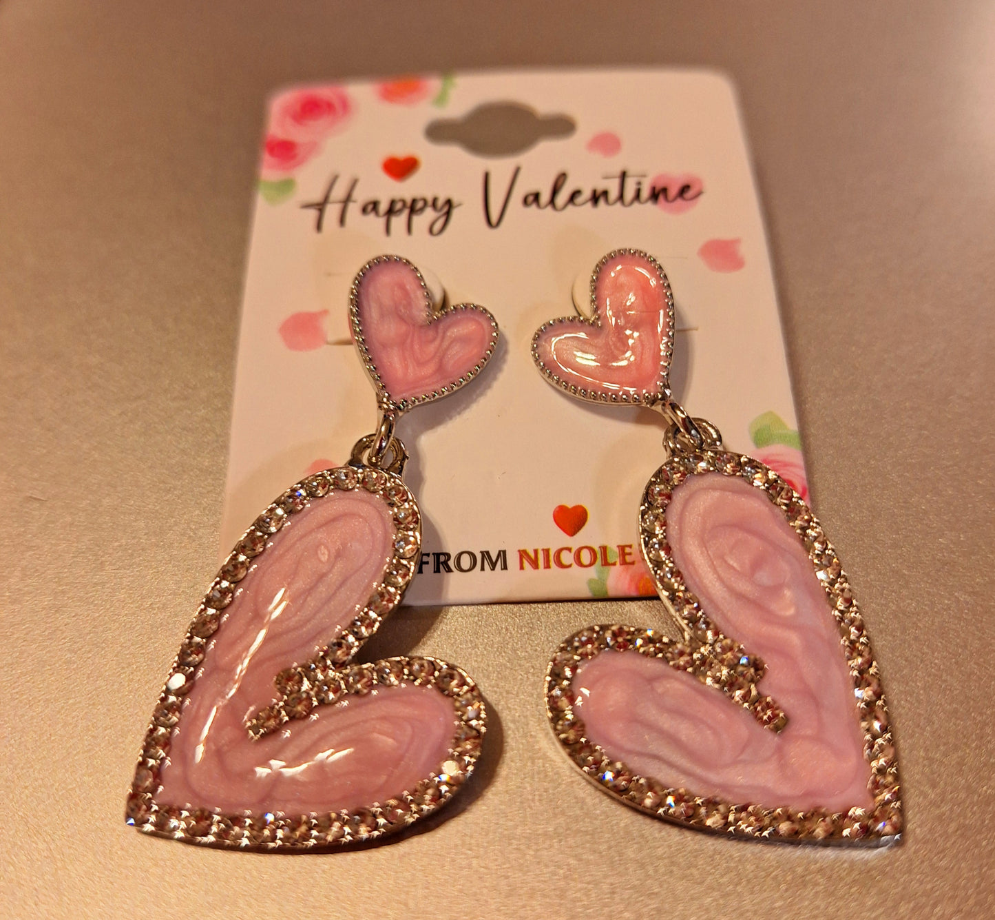 Double Heart Earrings