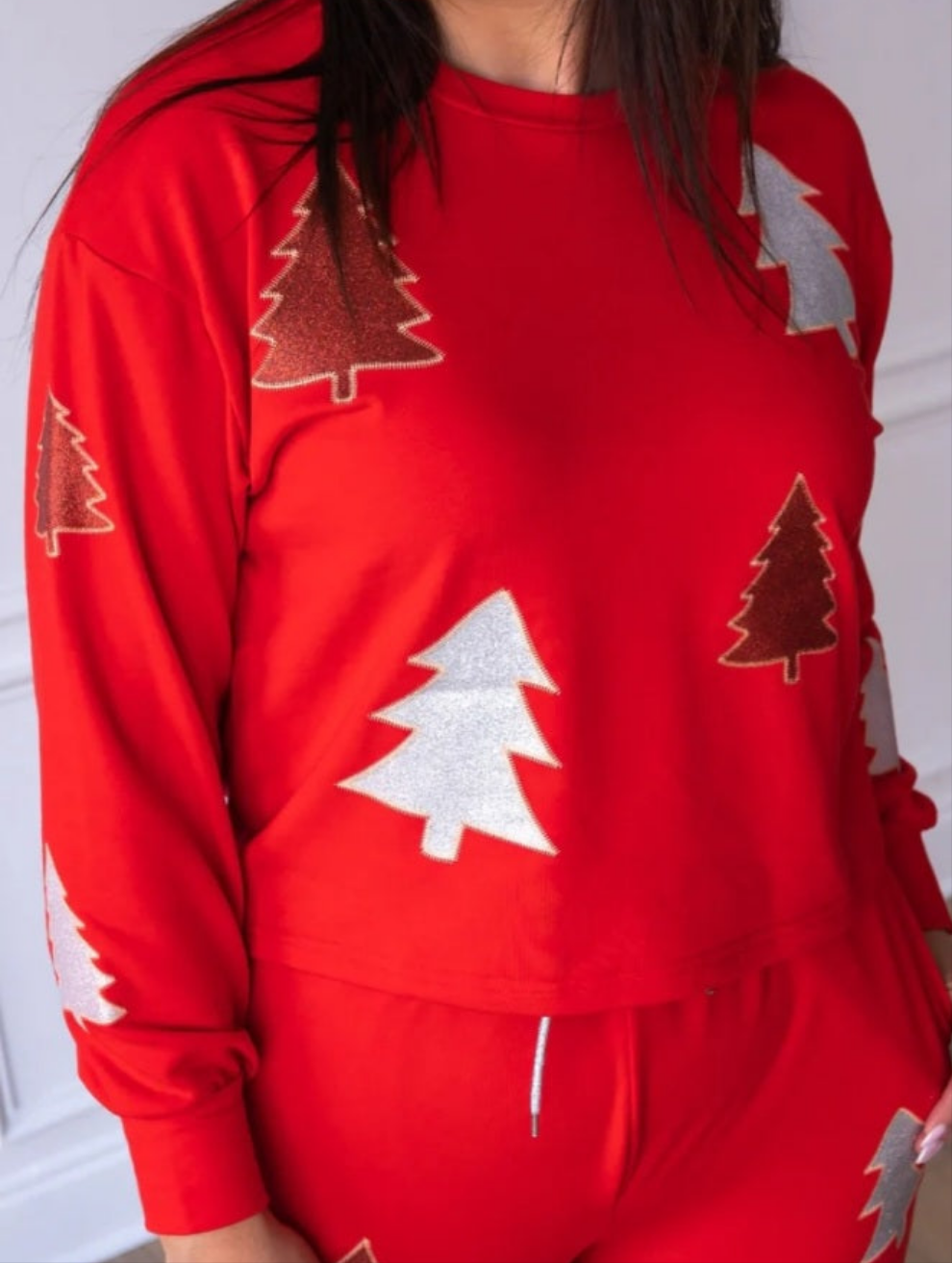 Glitter Christmas Tree Shirt