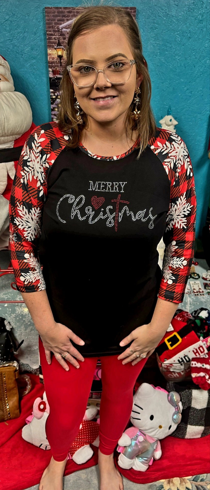 Rhinestone Christmas Shirt
