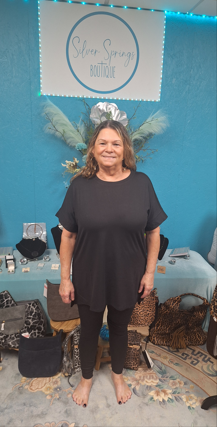 Black Leggings Pant Set