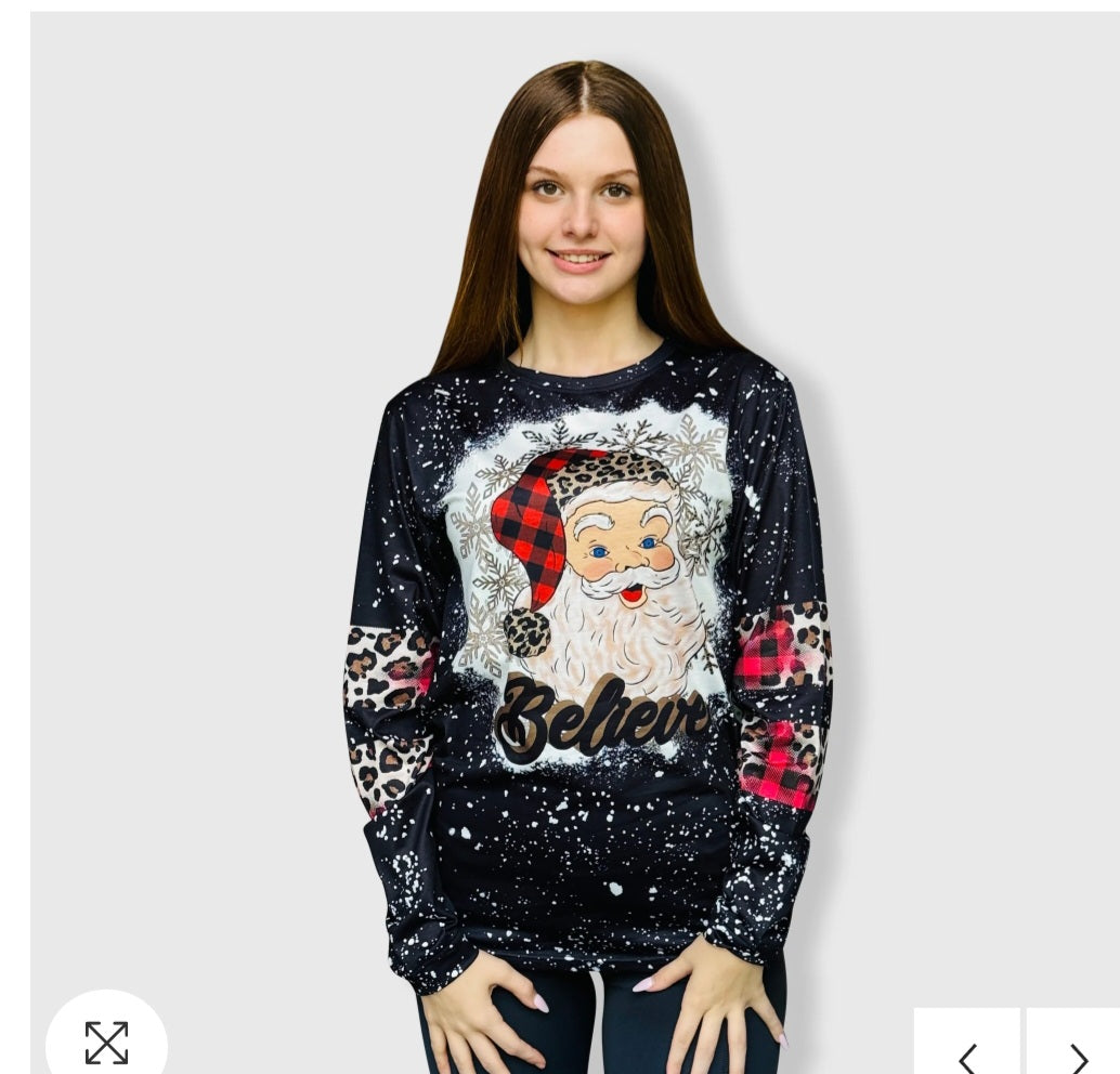 Santa Leo Snowflake Shirt