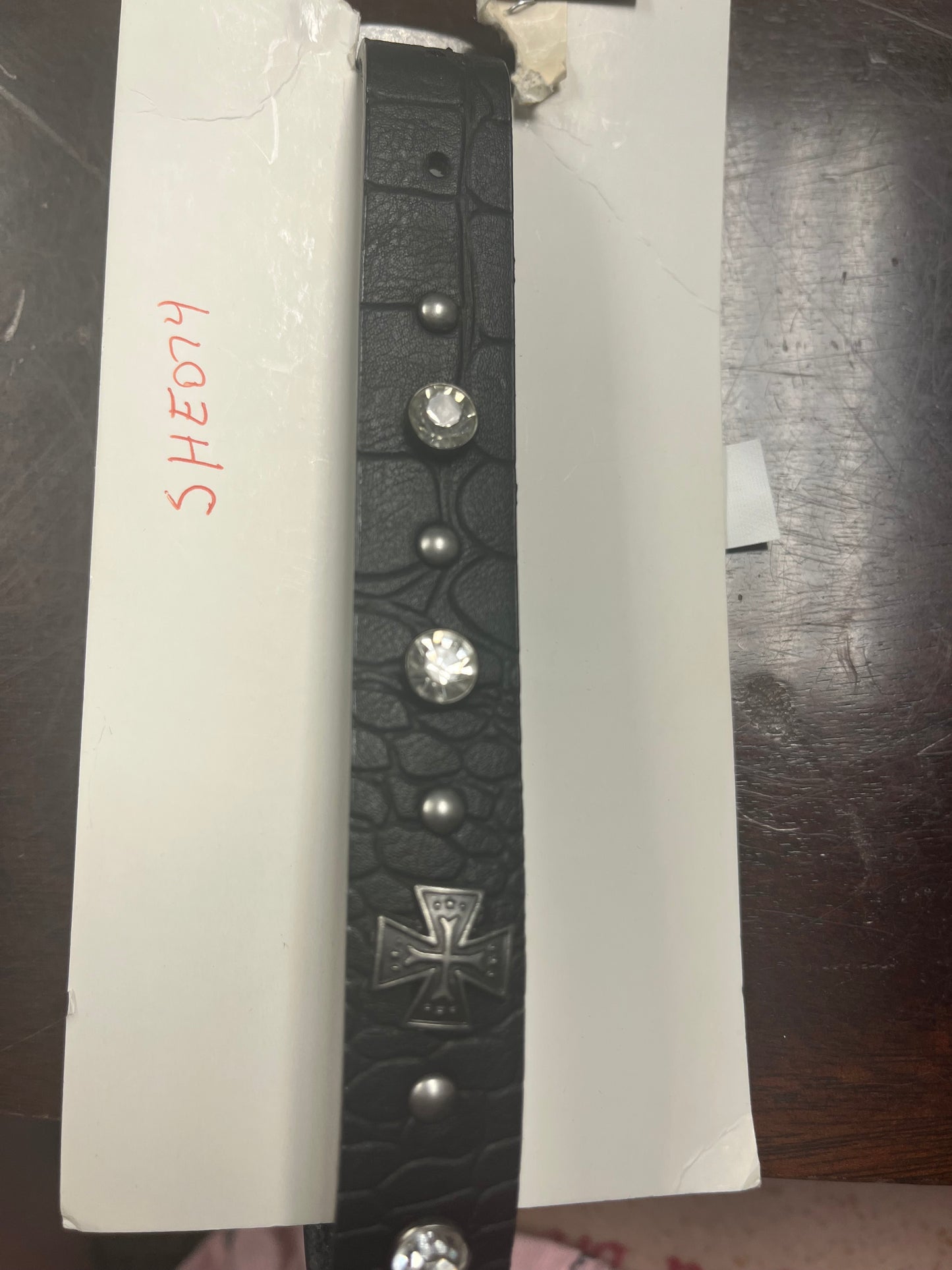 Celtic Cross Boot Jewelery. Black.