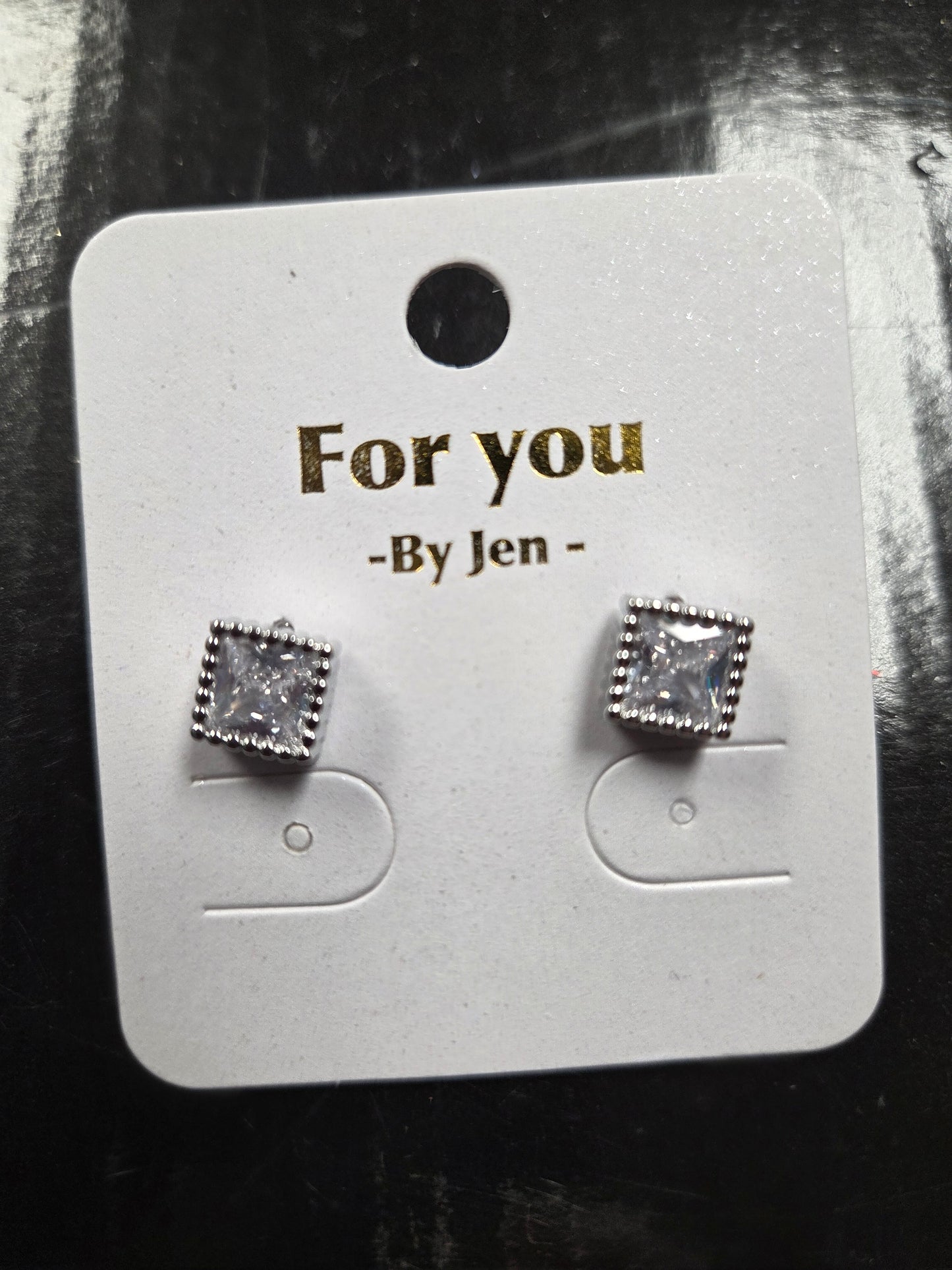 Crystal Stud Earrings