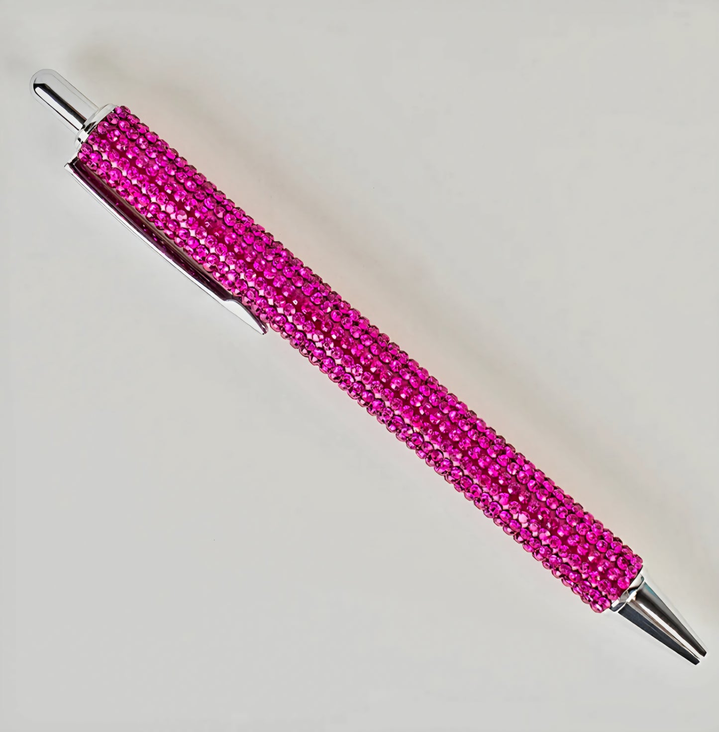 Hot Pink Rhinestone Pen