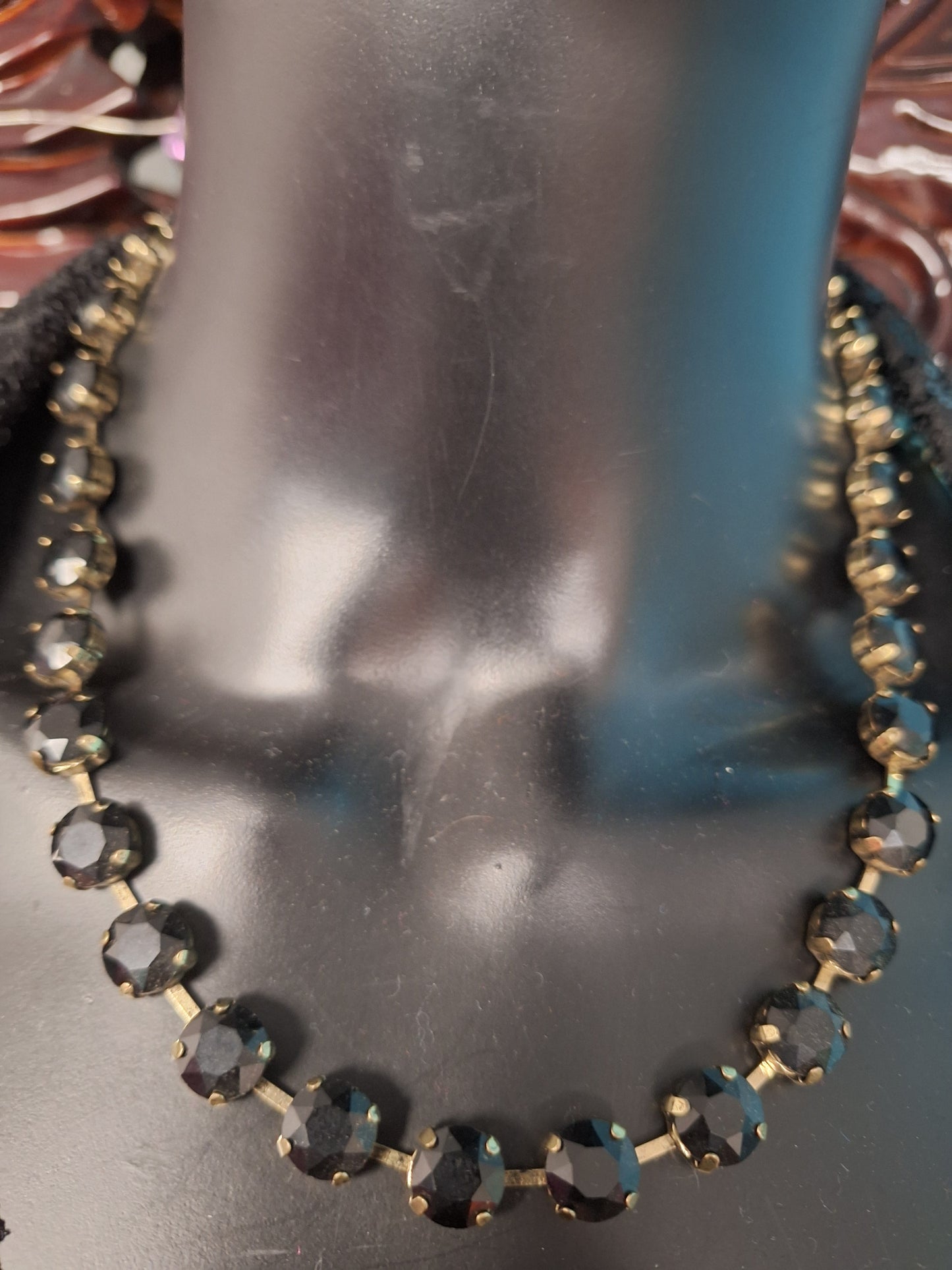 Black Stone Necklace