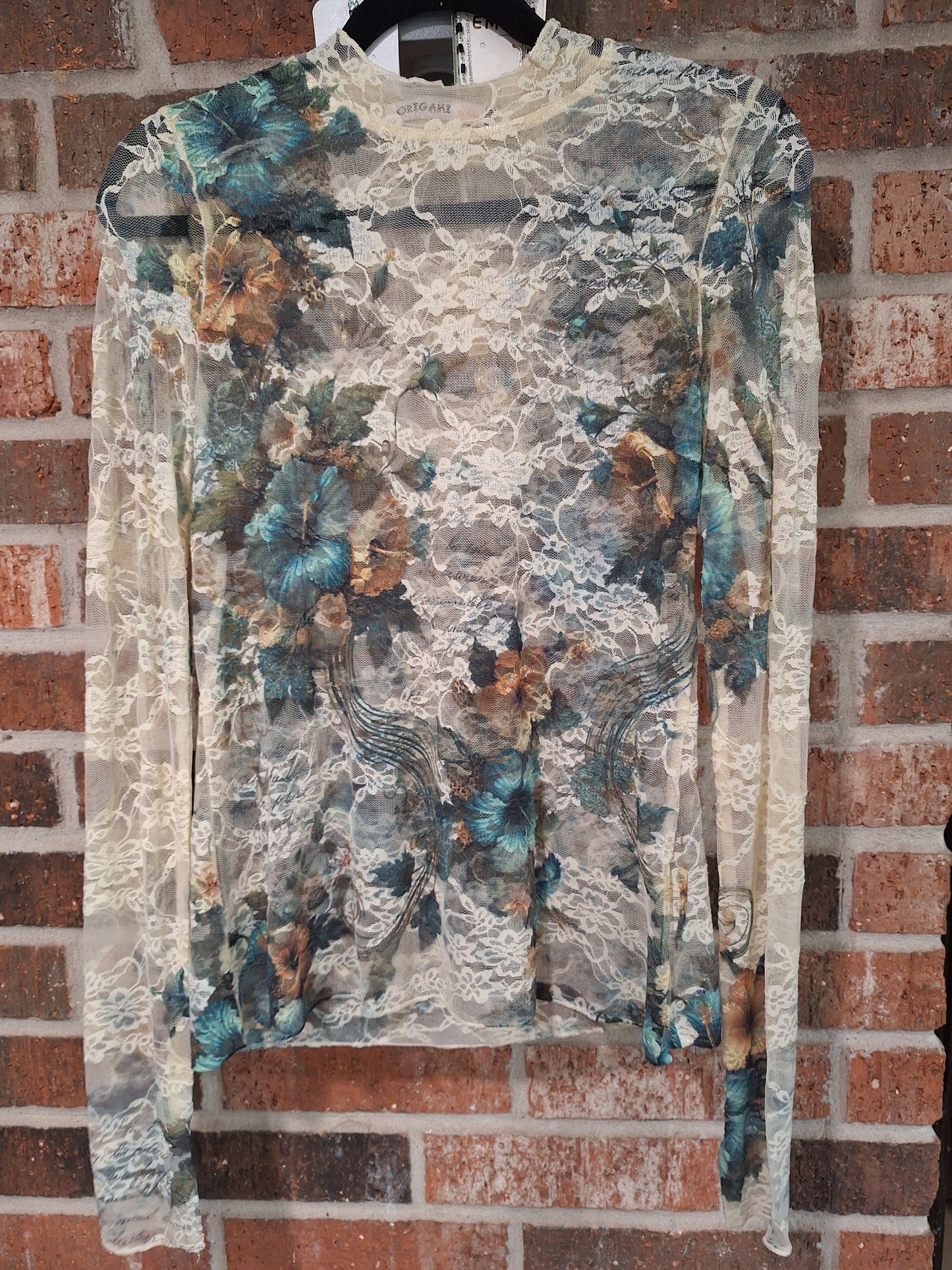 Hibiscus Sheer Mesh Top