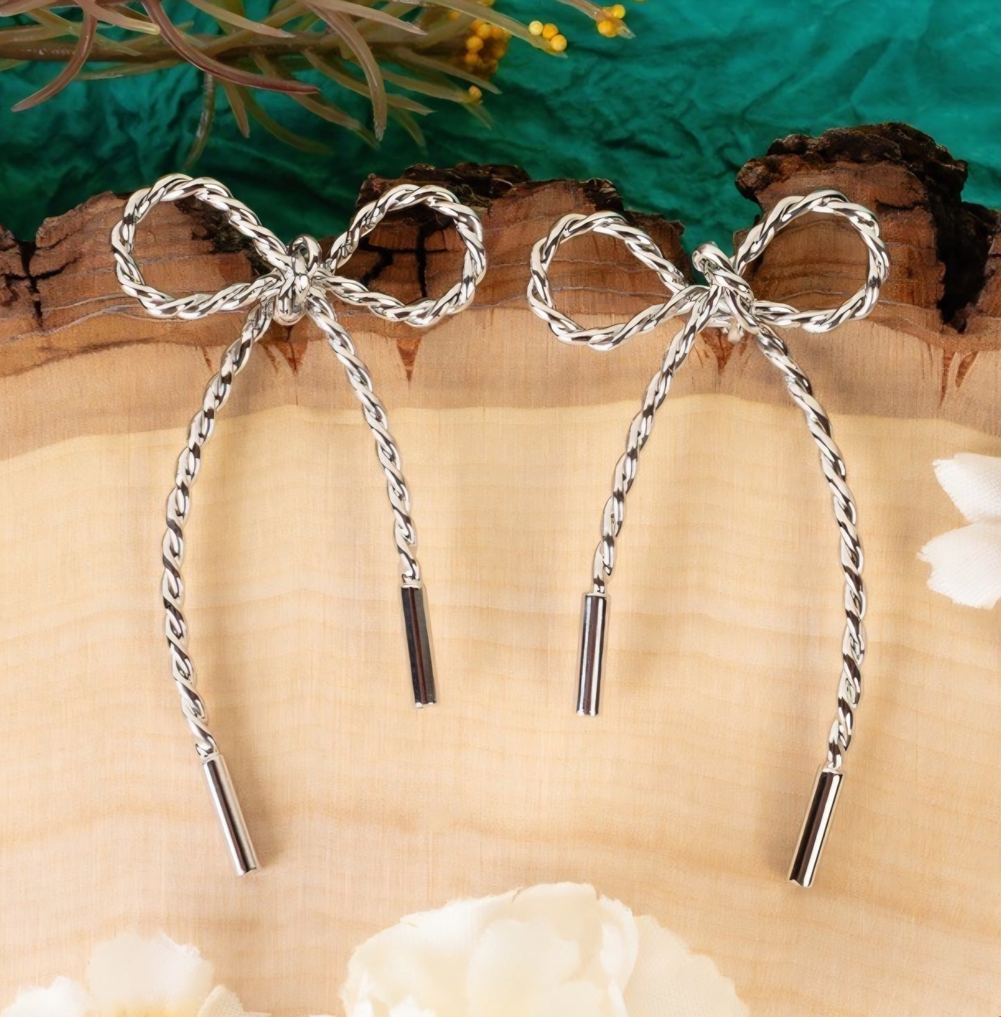Long Bow Earrings