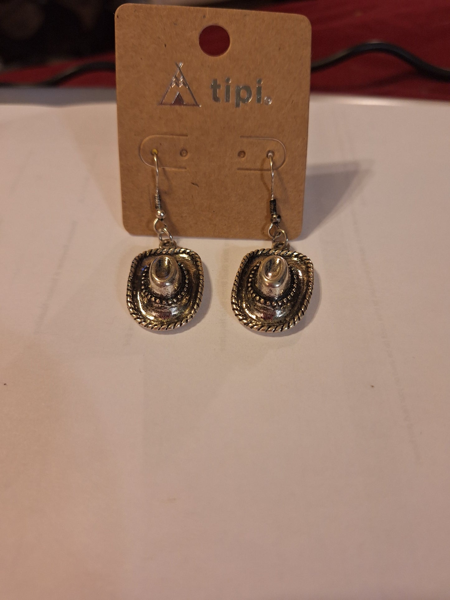 Western Cowgirl Hat Earrings