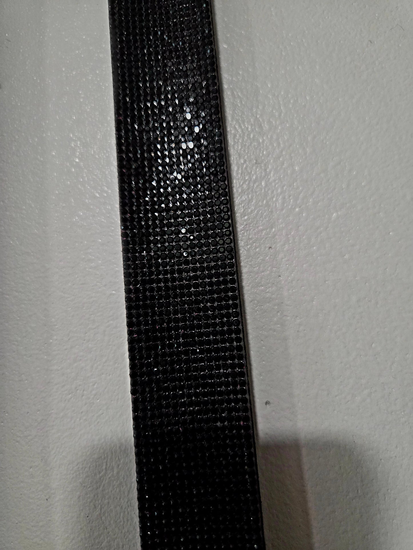 Black Bling Belt