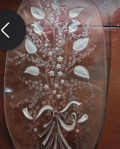 Beautiful Etched Platter