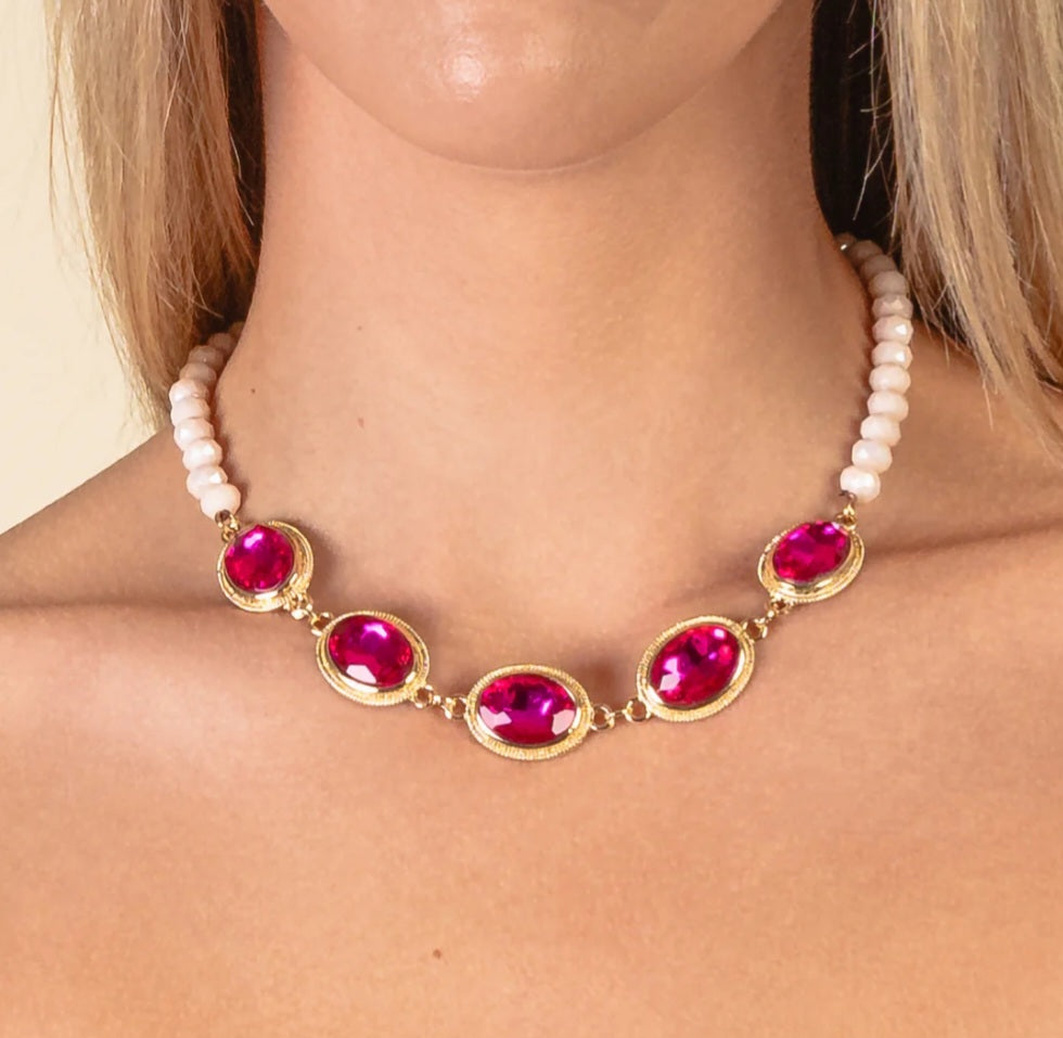 Crystal Beaded Necklace