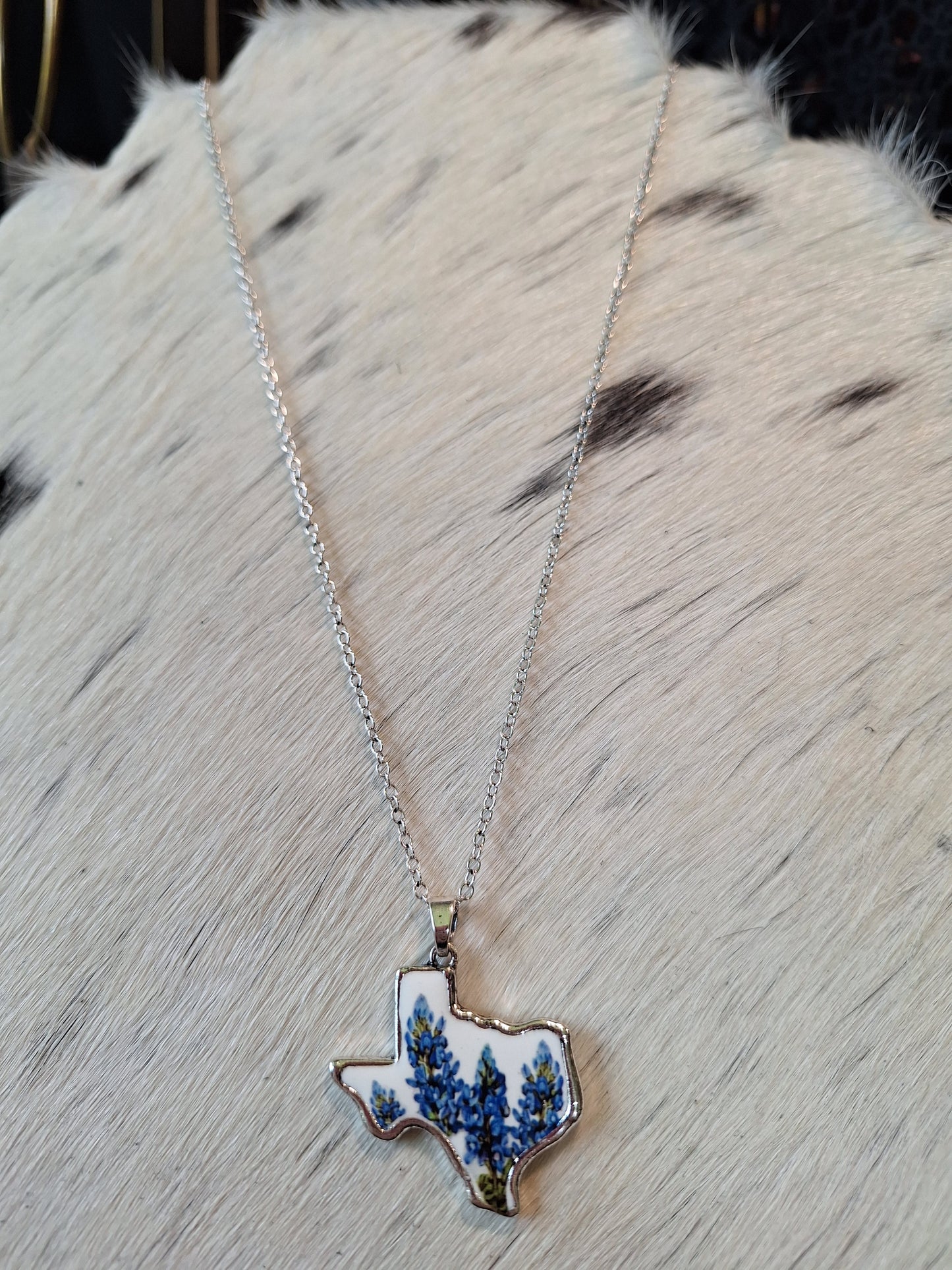 Bluebonnet Texas Necklace