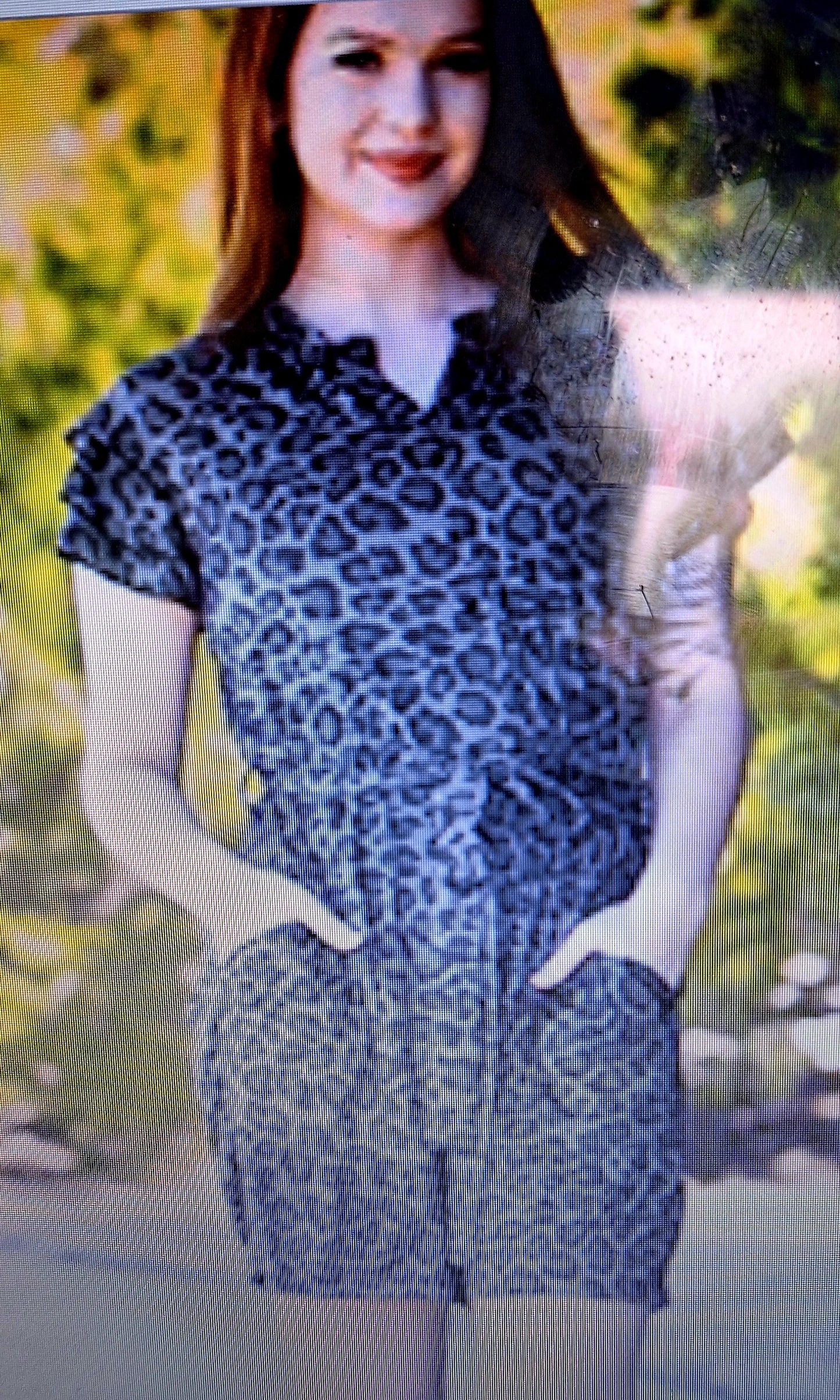 Gray Leo Print Romper