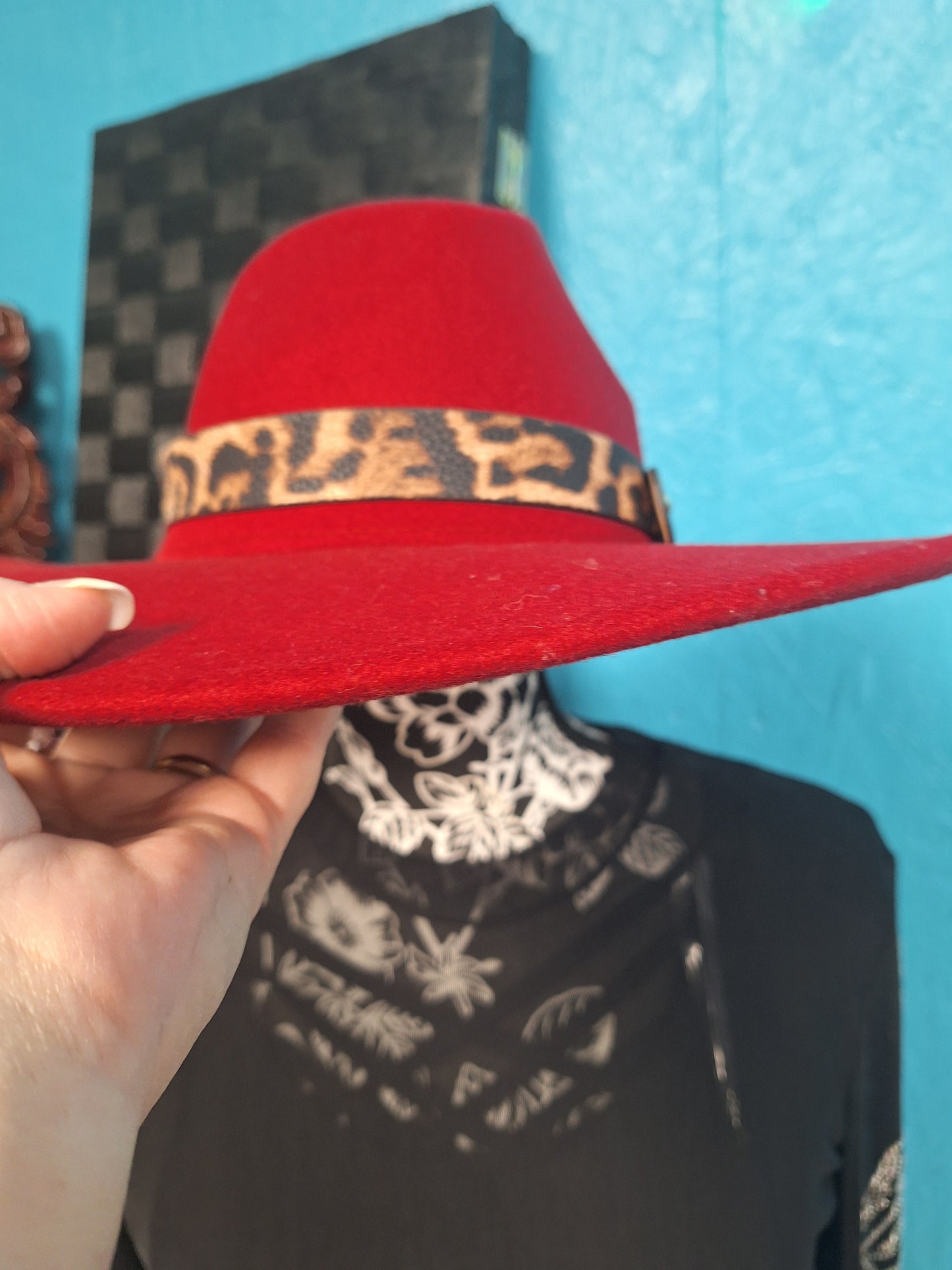 Red Burgundy Cowgirl Hat