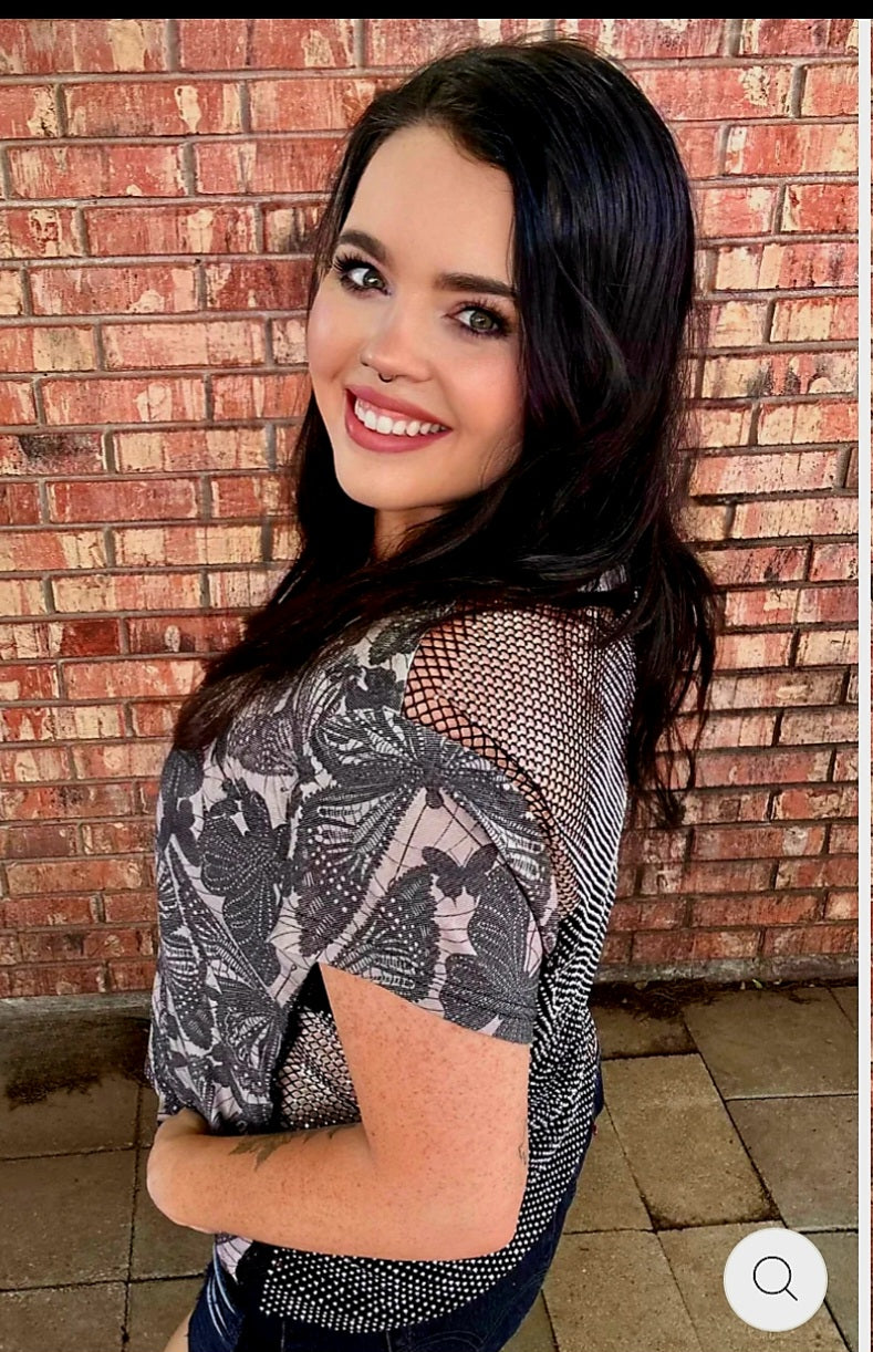Love is Like A Butterfly Top