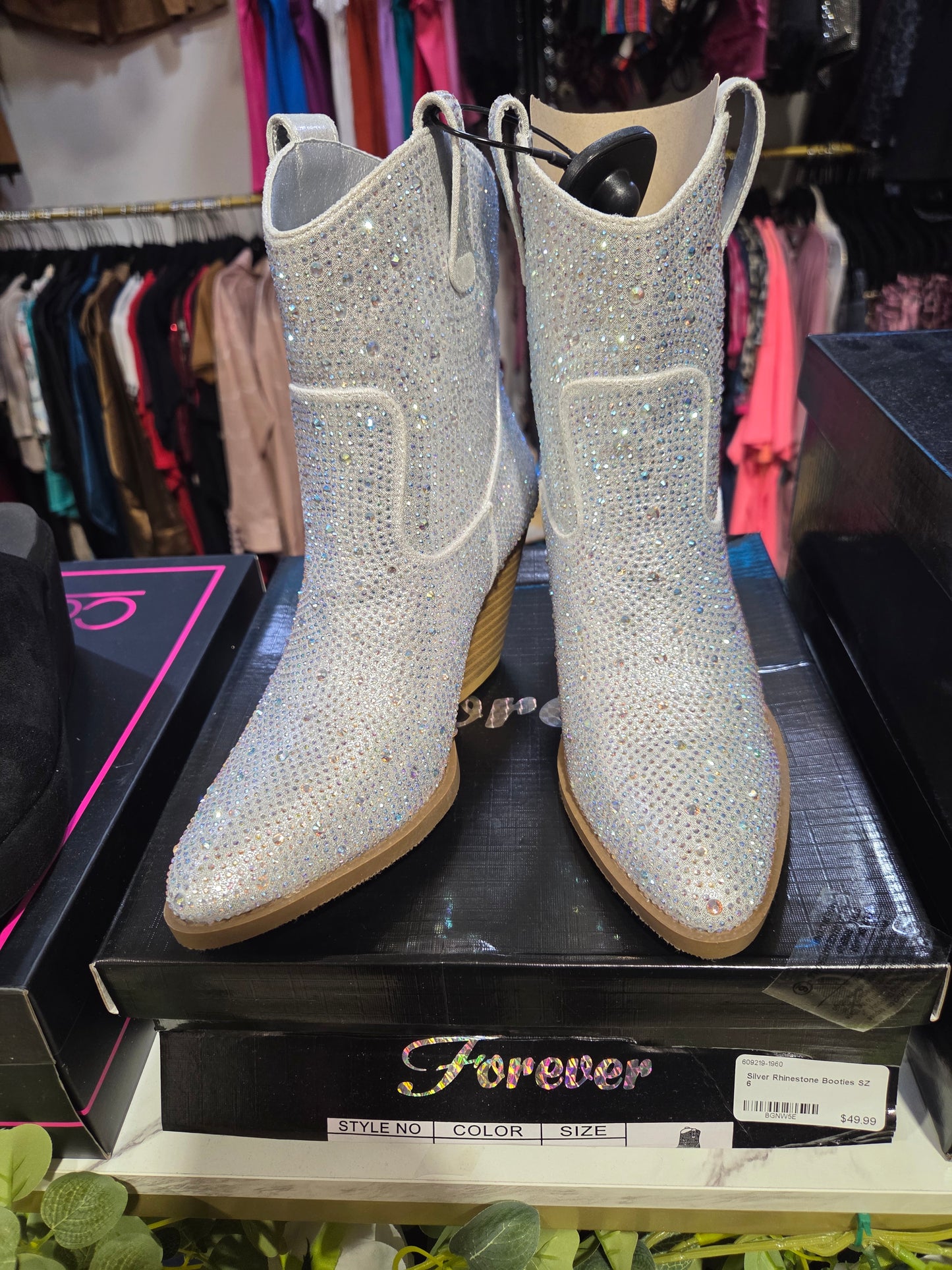 Rhinestone Booties