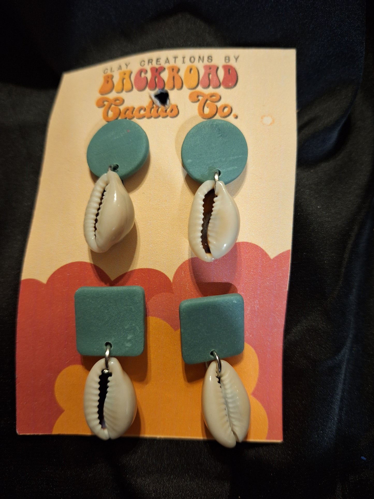 Clay Shell Earrings