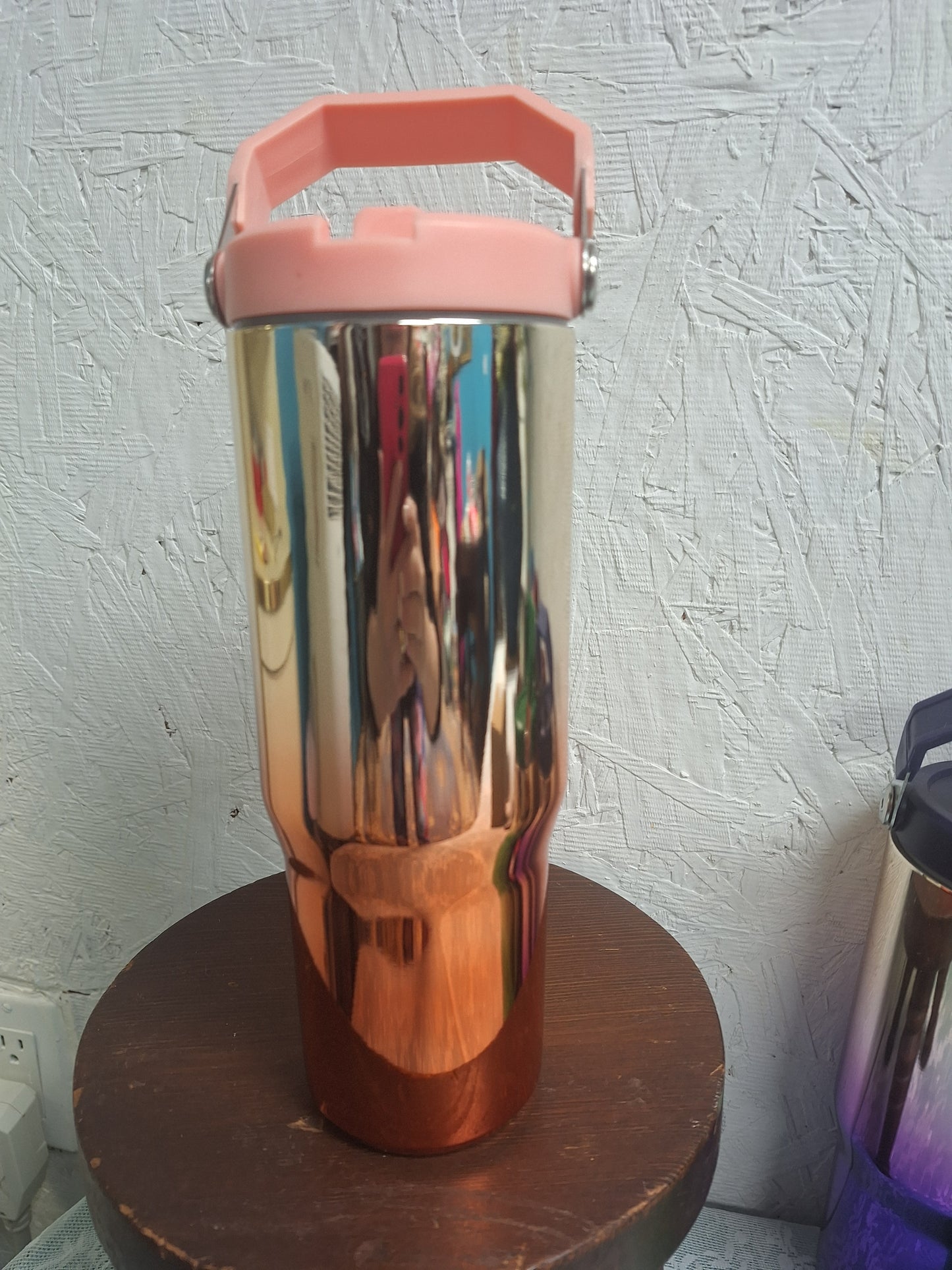 Champagne Flip Straw Tumbler