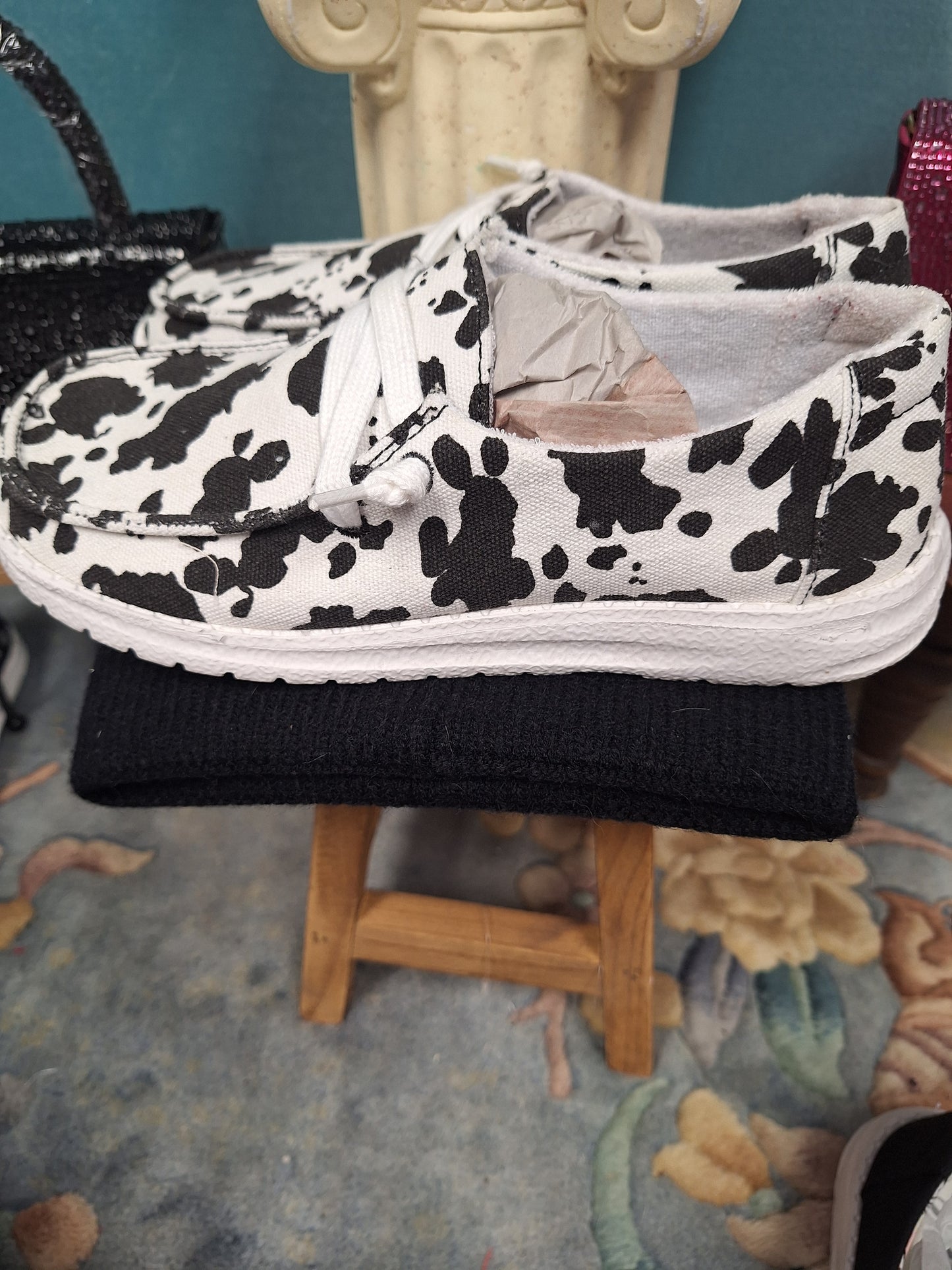 Cow Print Shoe