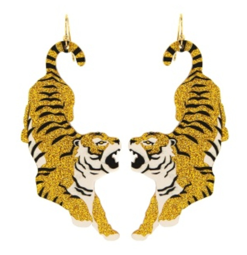 Tiger Earrings