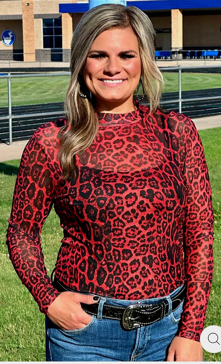 Leo Mesh Top
