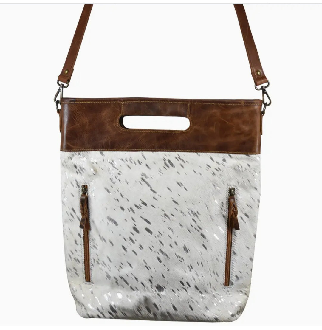 White Bag with Silver Highlights
