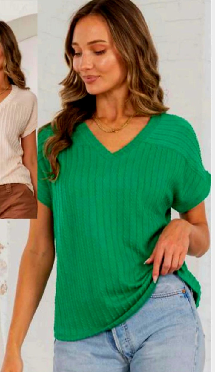 Cable Knit Top
