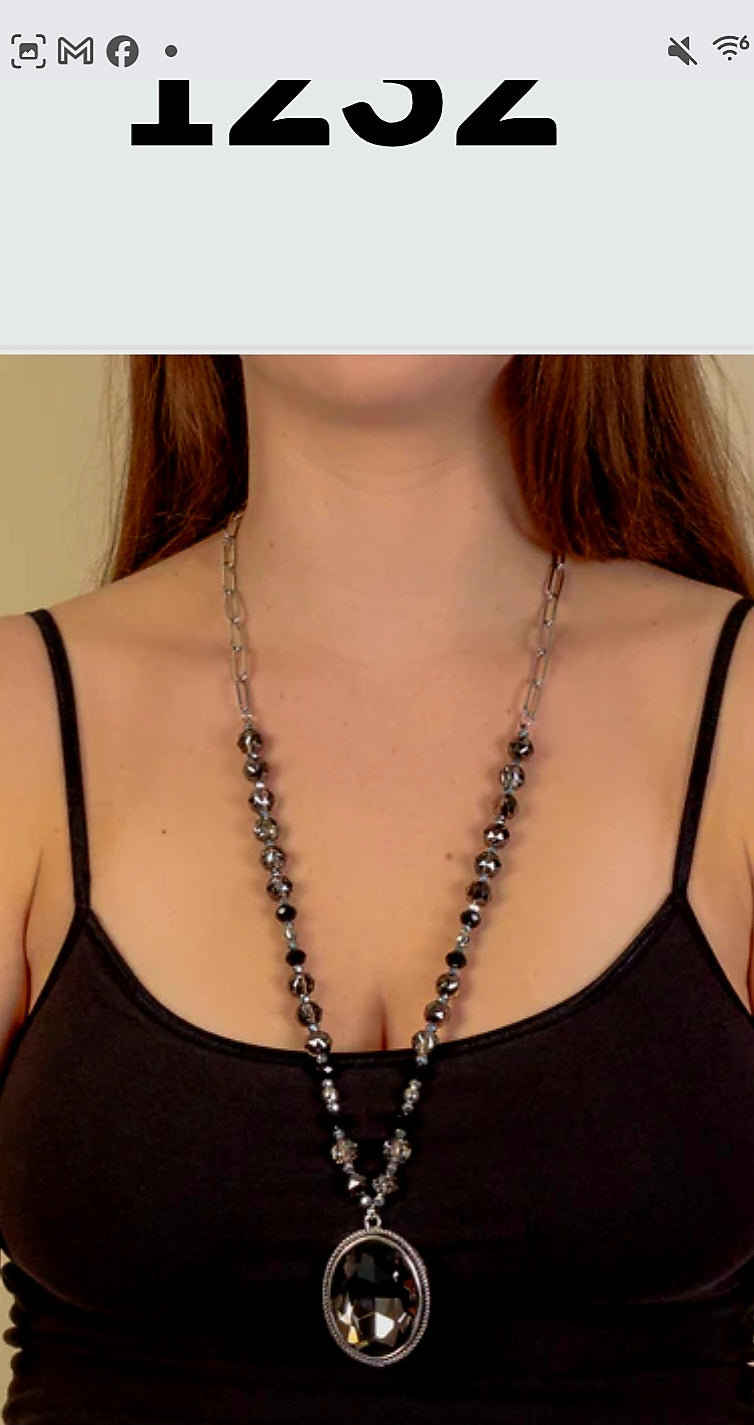 Crystal Pendant Necklace