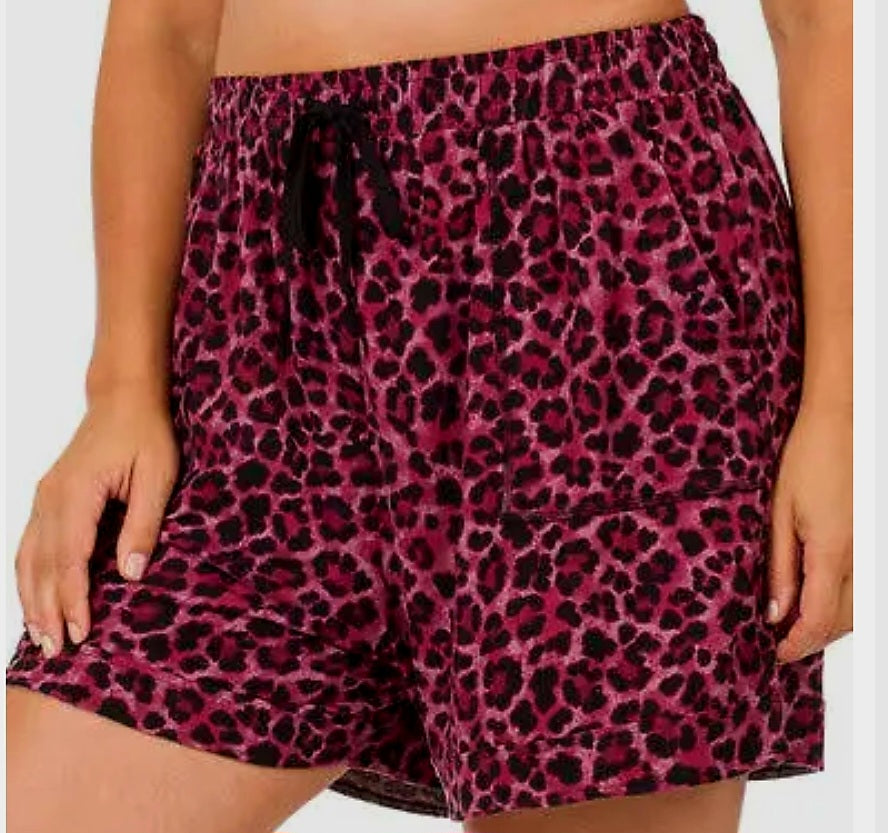 Plum Shorts With Pockets