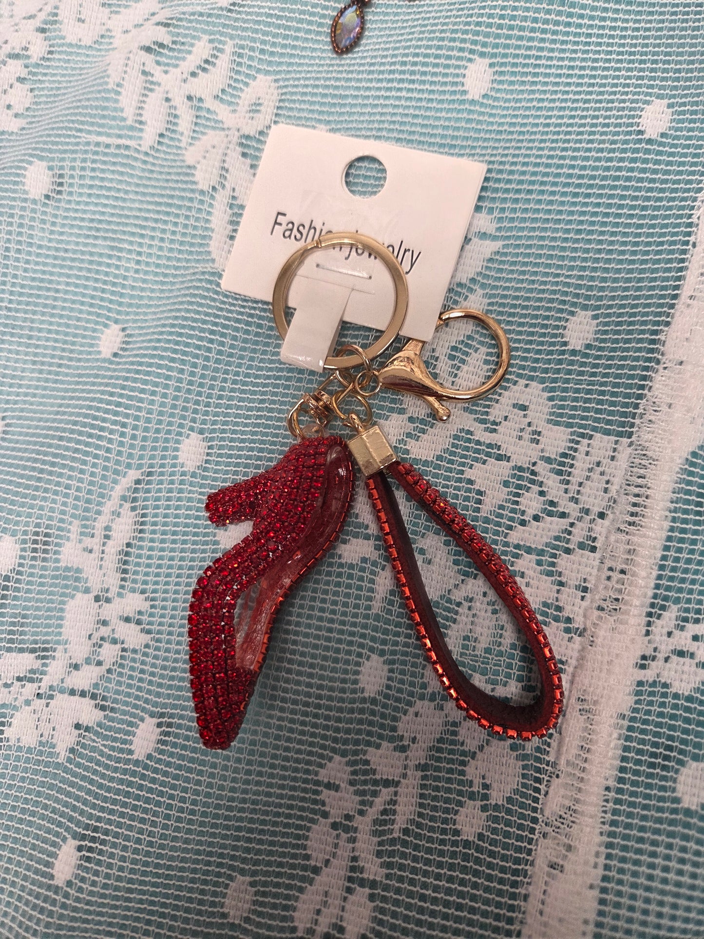 High Heel Charm Keychain