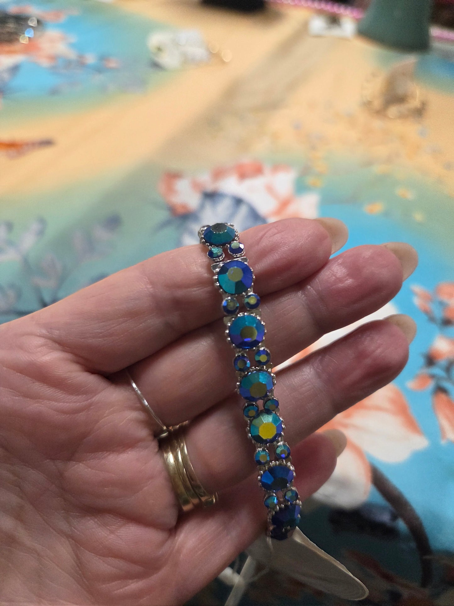 Blue Stretch Bracelet
