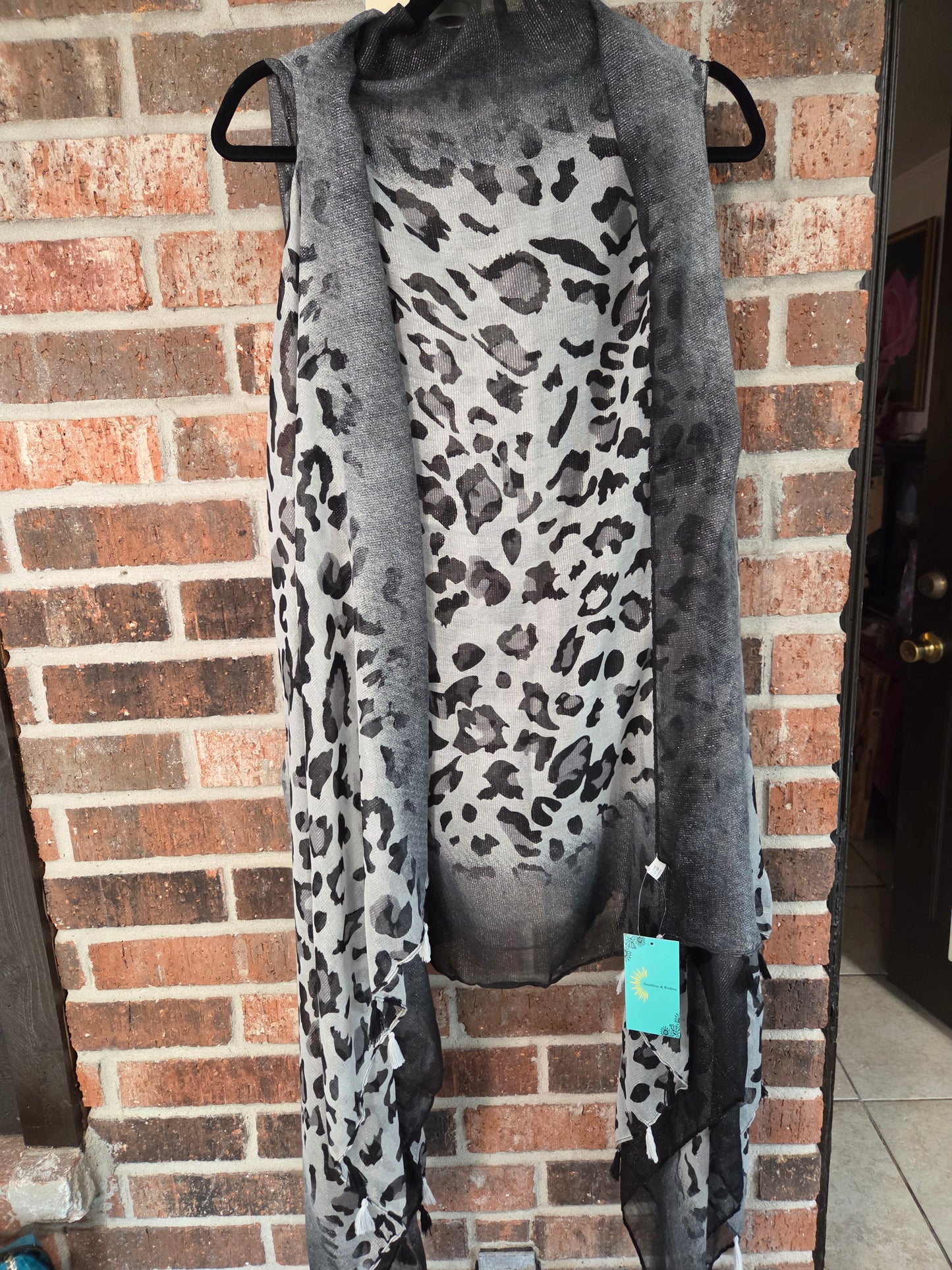 Shimmery Leo Vest