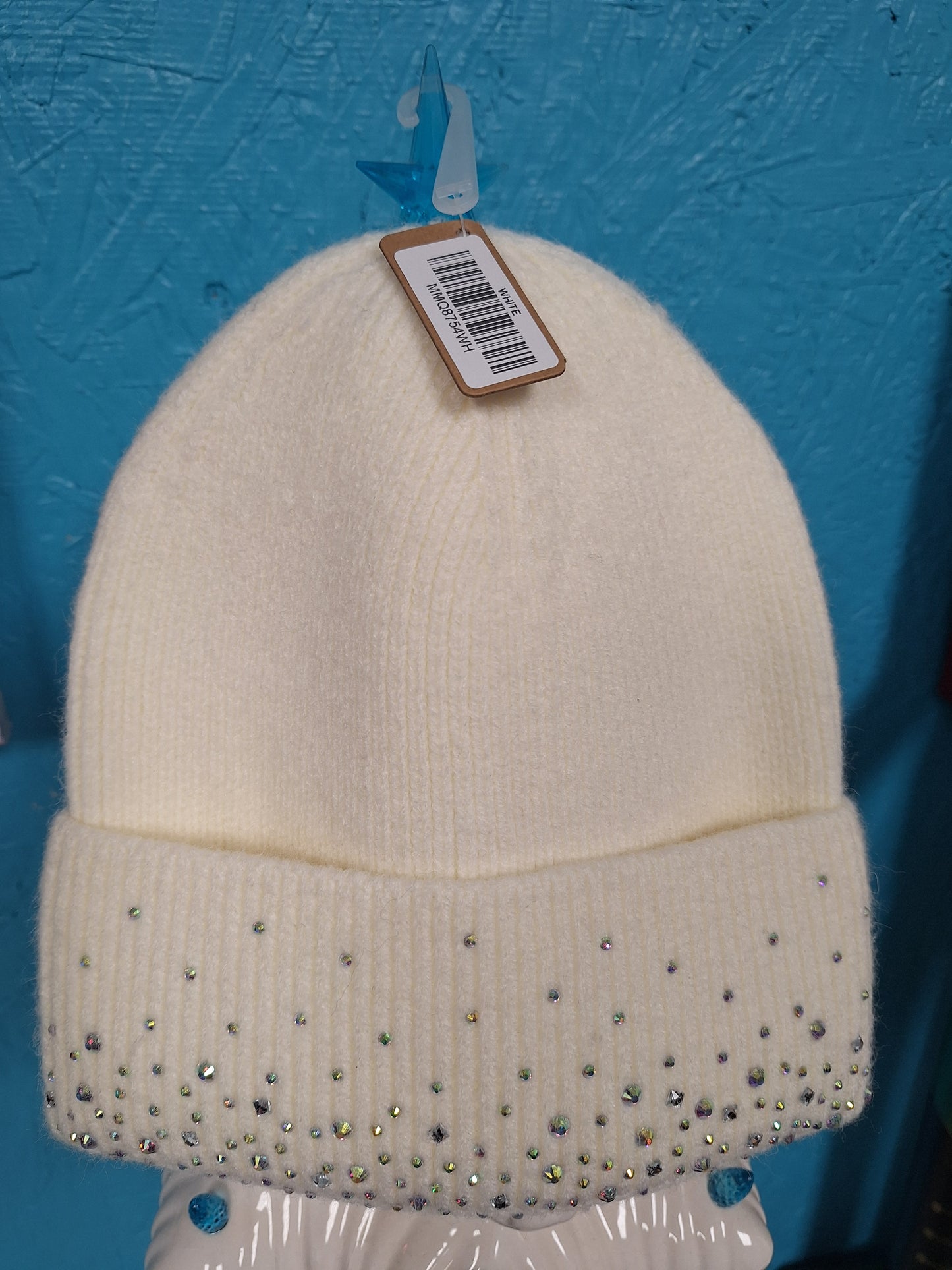 Sparkling Rhinestone Beanie