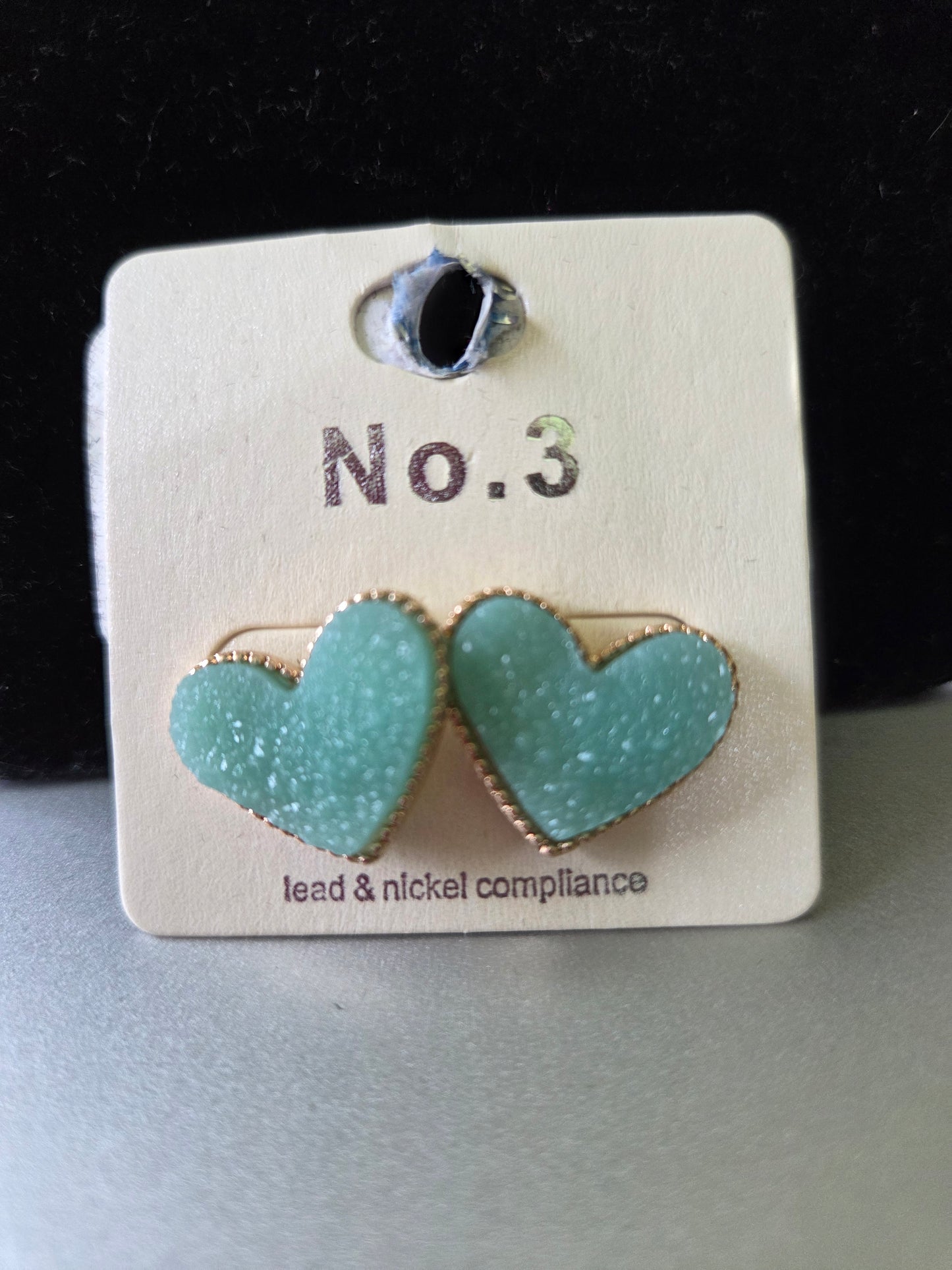 Know by HeartAqua Druzy Earrings