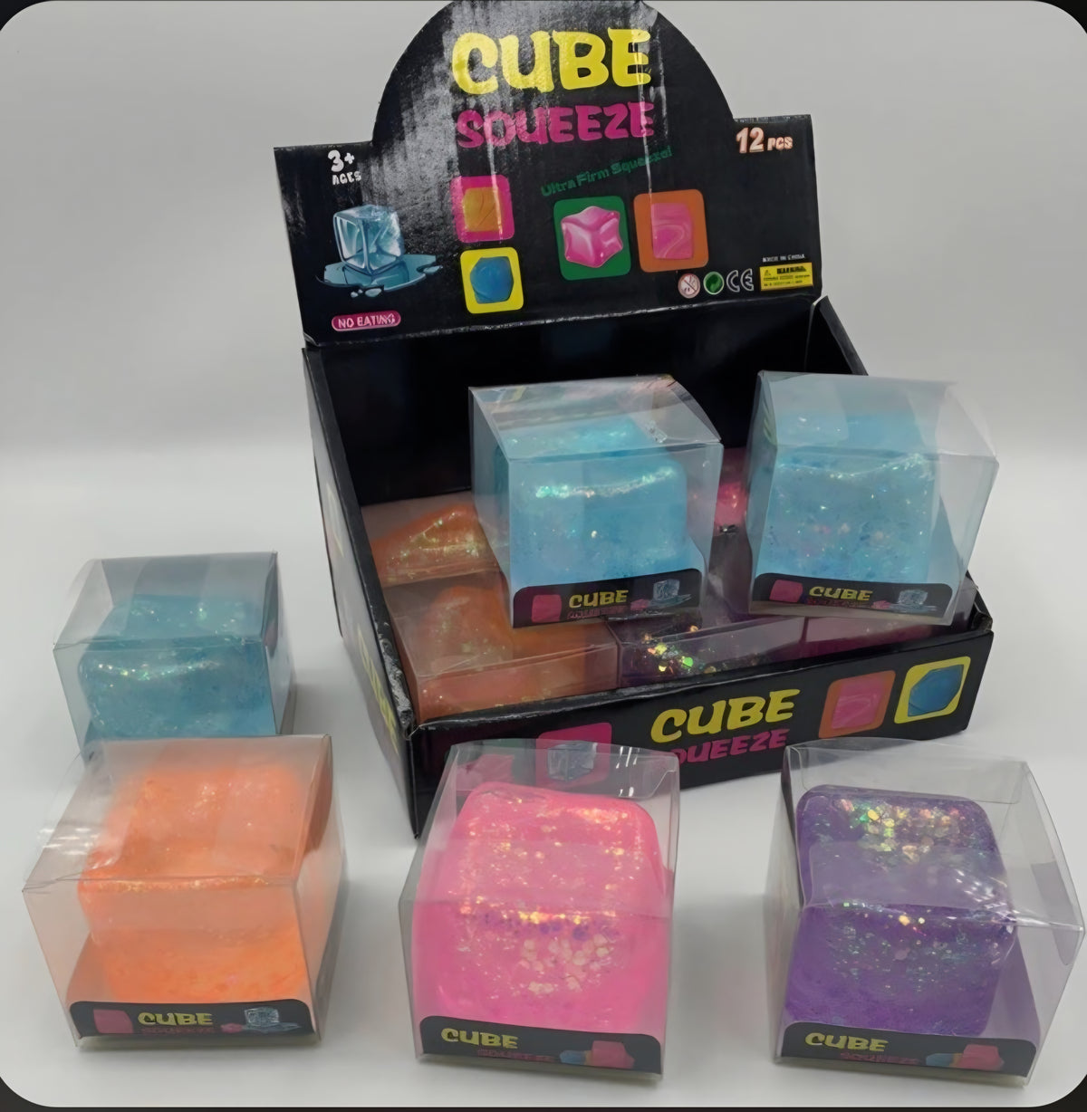 Glitter Cube Squishy