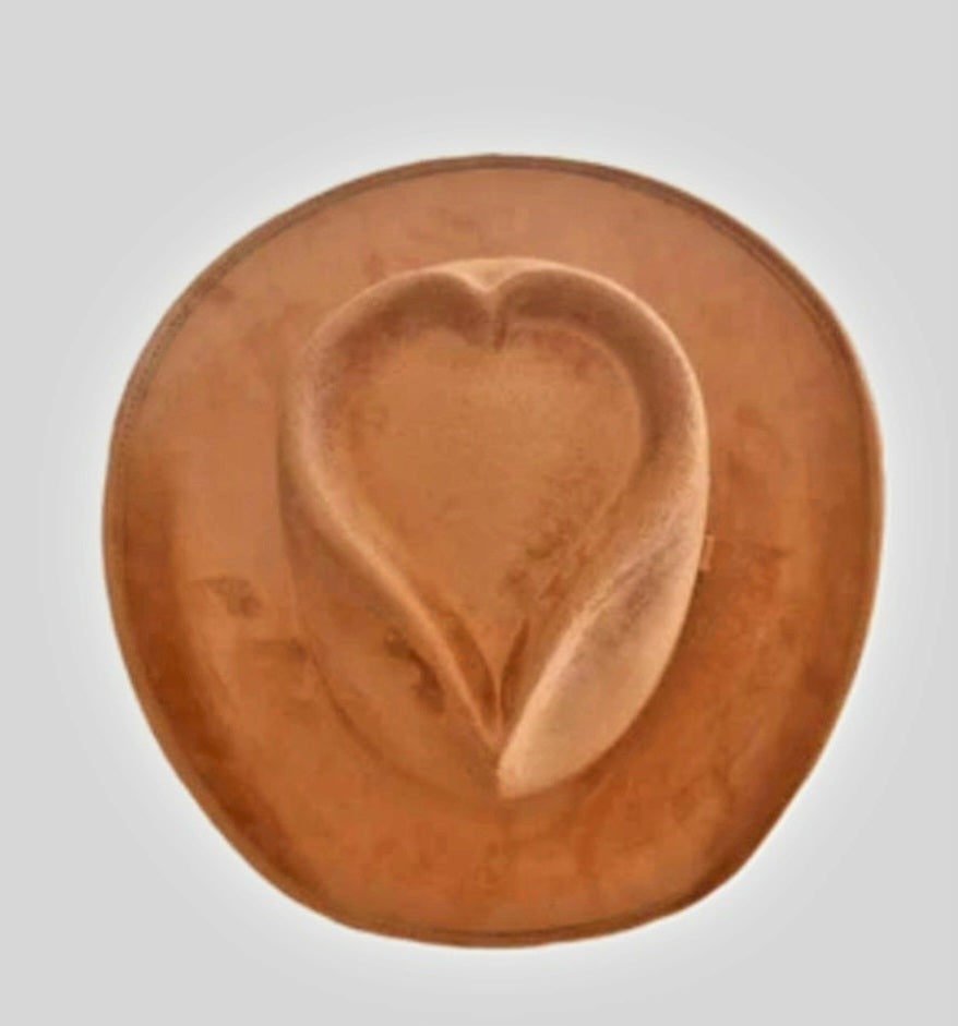 Heart Cowgirl Hat Camel
