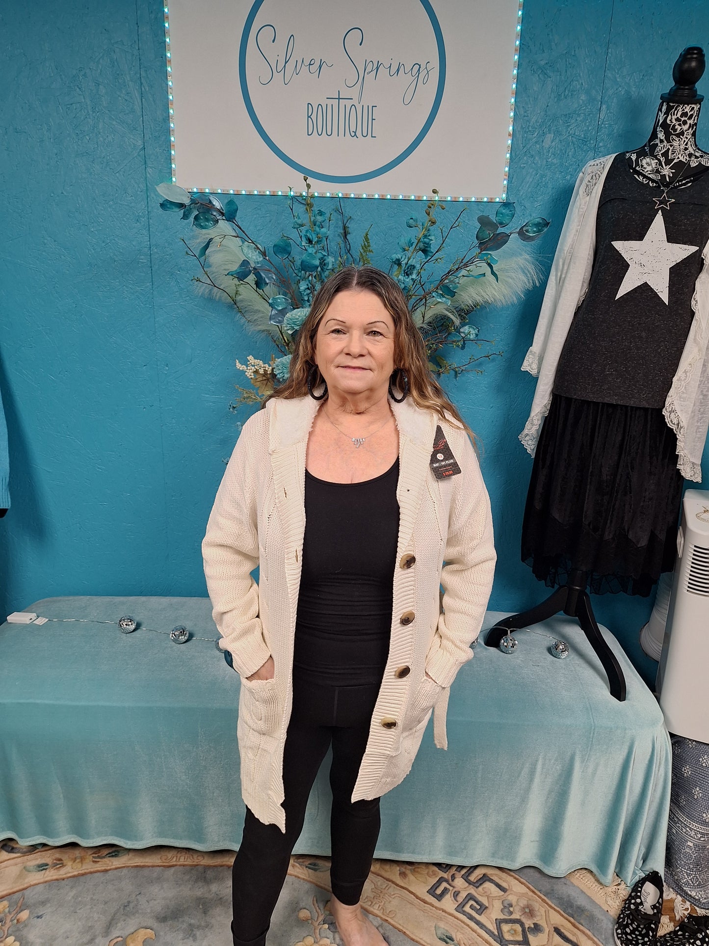 White Sweater (Size-Up, its fitted)