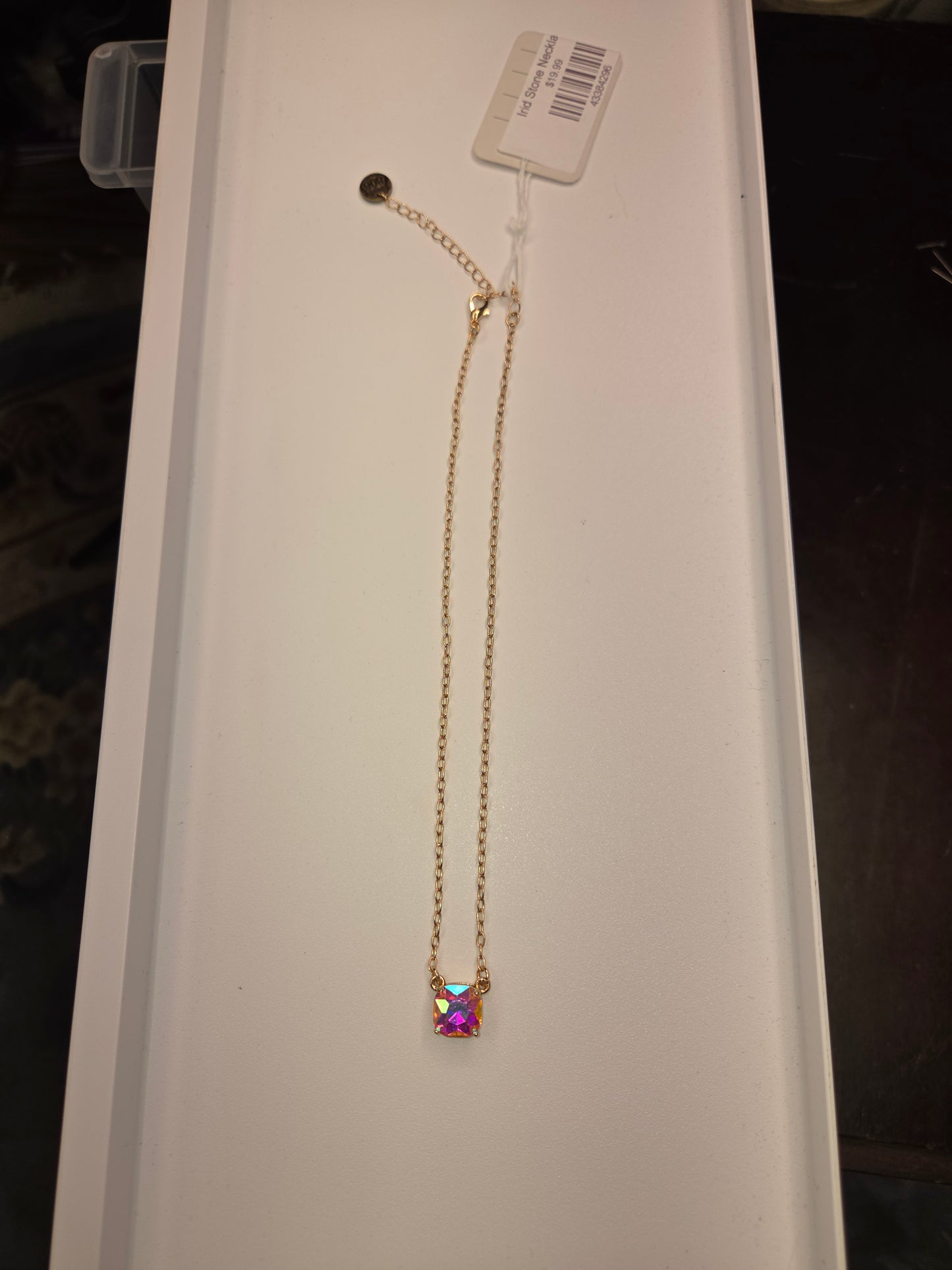 Irid Stone Necklace