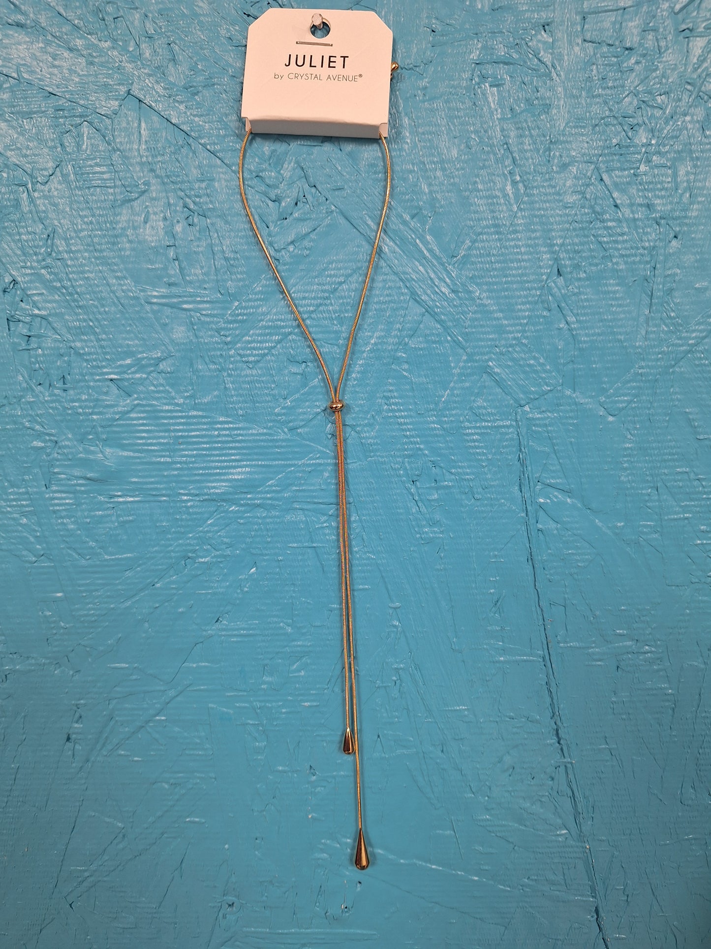 Teardrop Slider Necklace