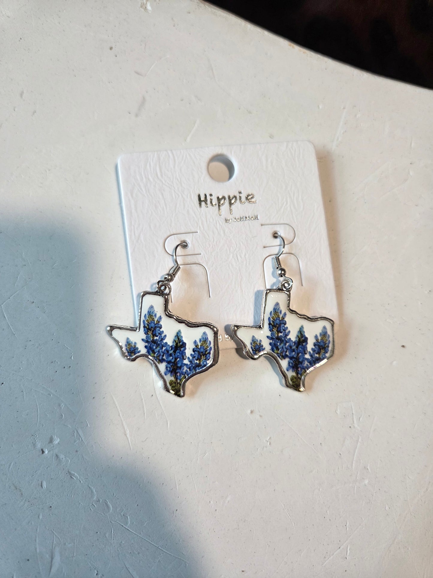 Blue bonnet Texas Earrings
