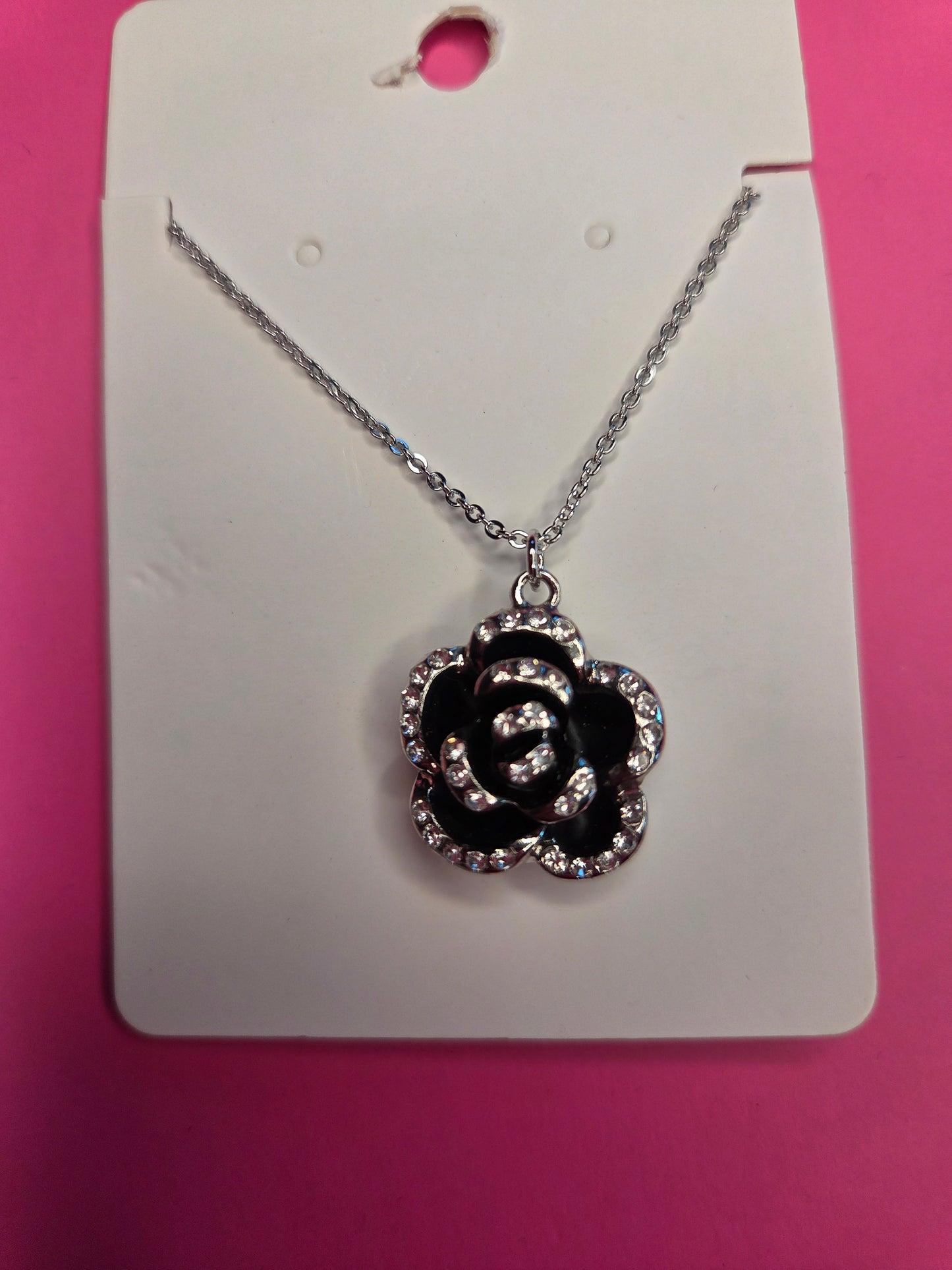 Black Rose Necklace