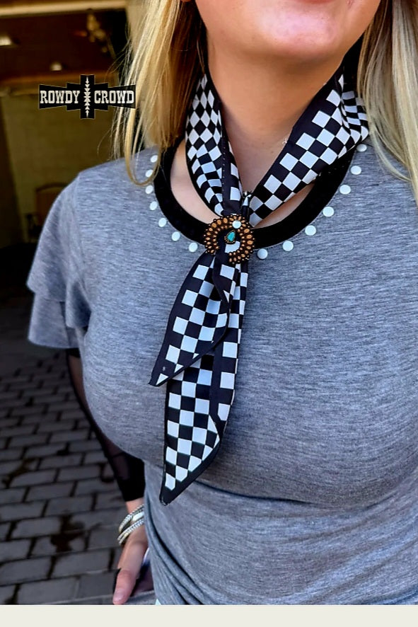 Cowboy Checkered Scarf