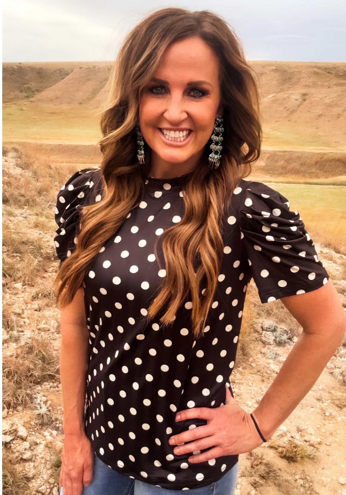 Polka Dot Top